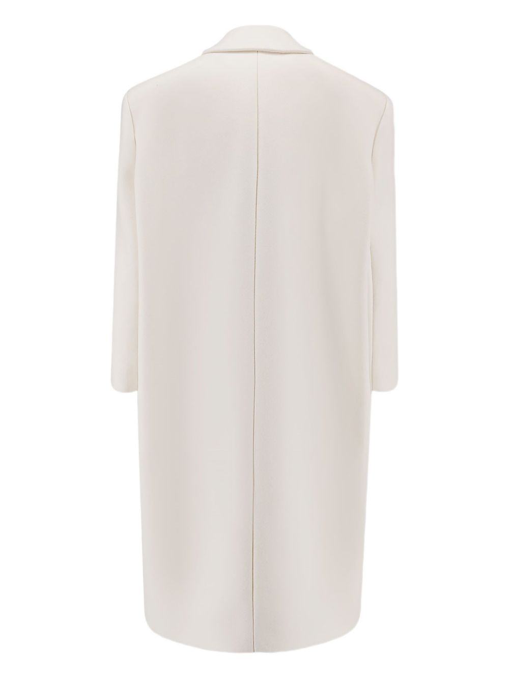 double-breasted wool coat - 2