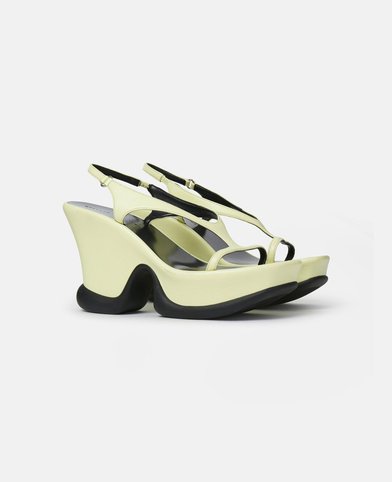 Stella McCartney Shroom Slingback Wedge Sandals outlook