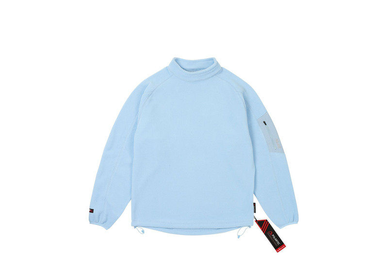 POLARTEC MOCK NECK LIGHT BLUE - 1