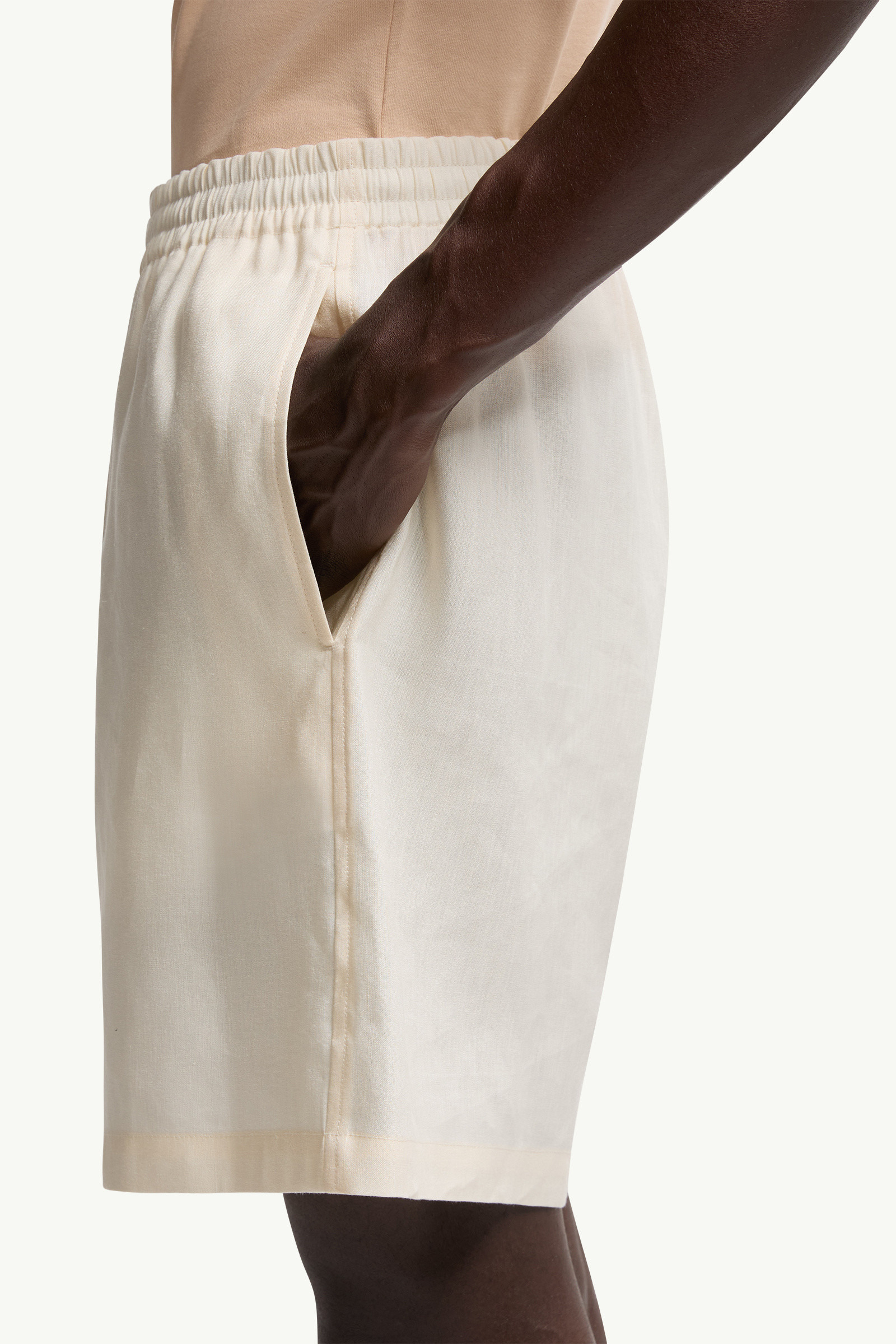 Moncler x Gilga Farm by Donald Glover Linen Blend Shorts - 4