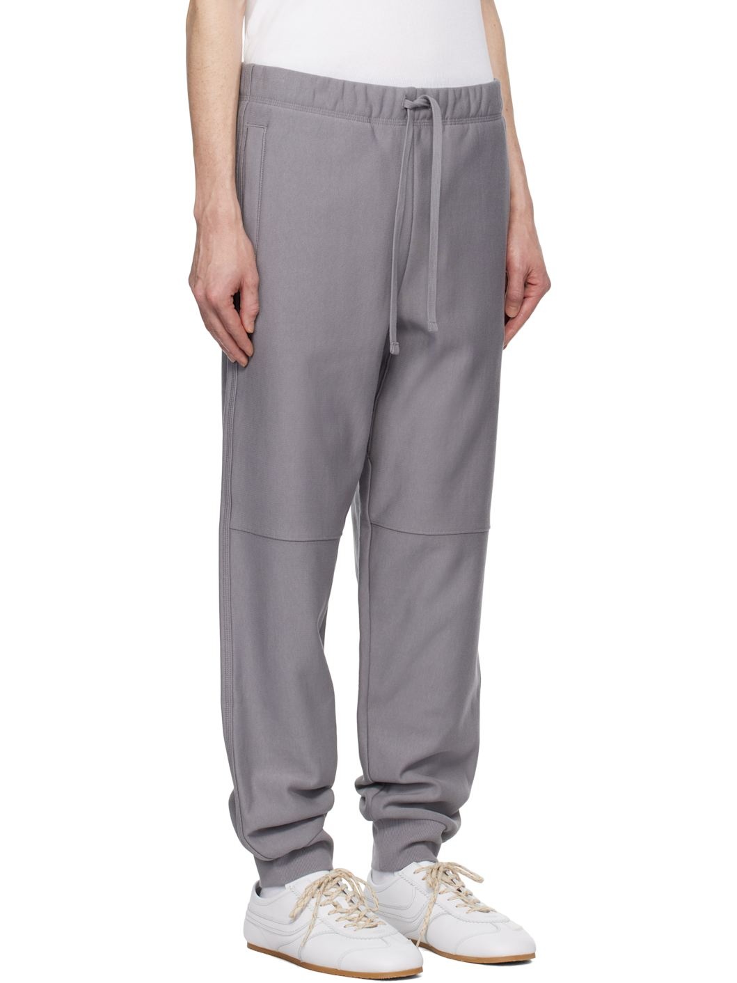 Gray American Script Sweatpants - 2