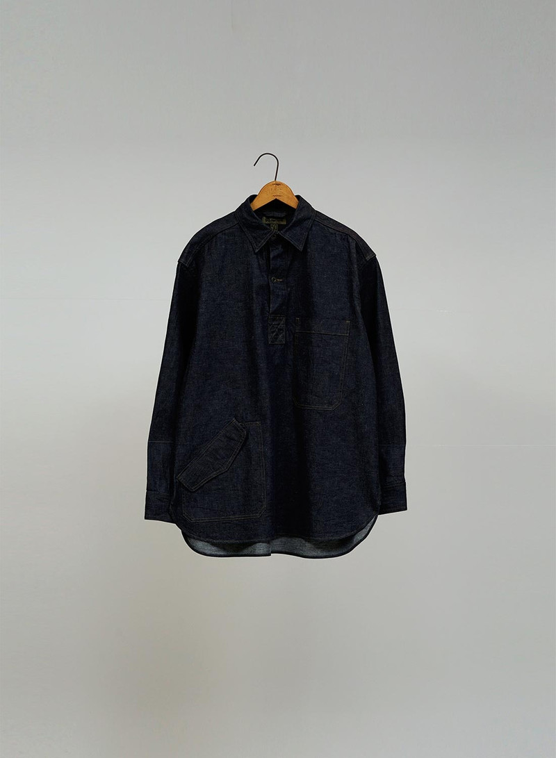 Pullover Shirt 10oz Denim in Indigo 1