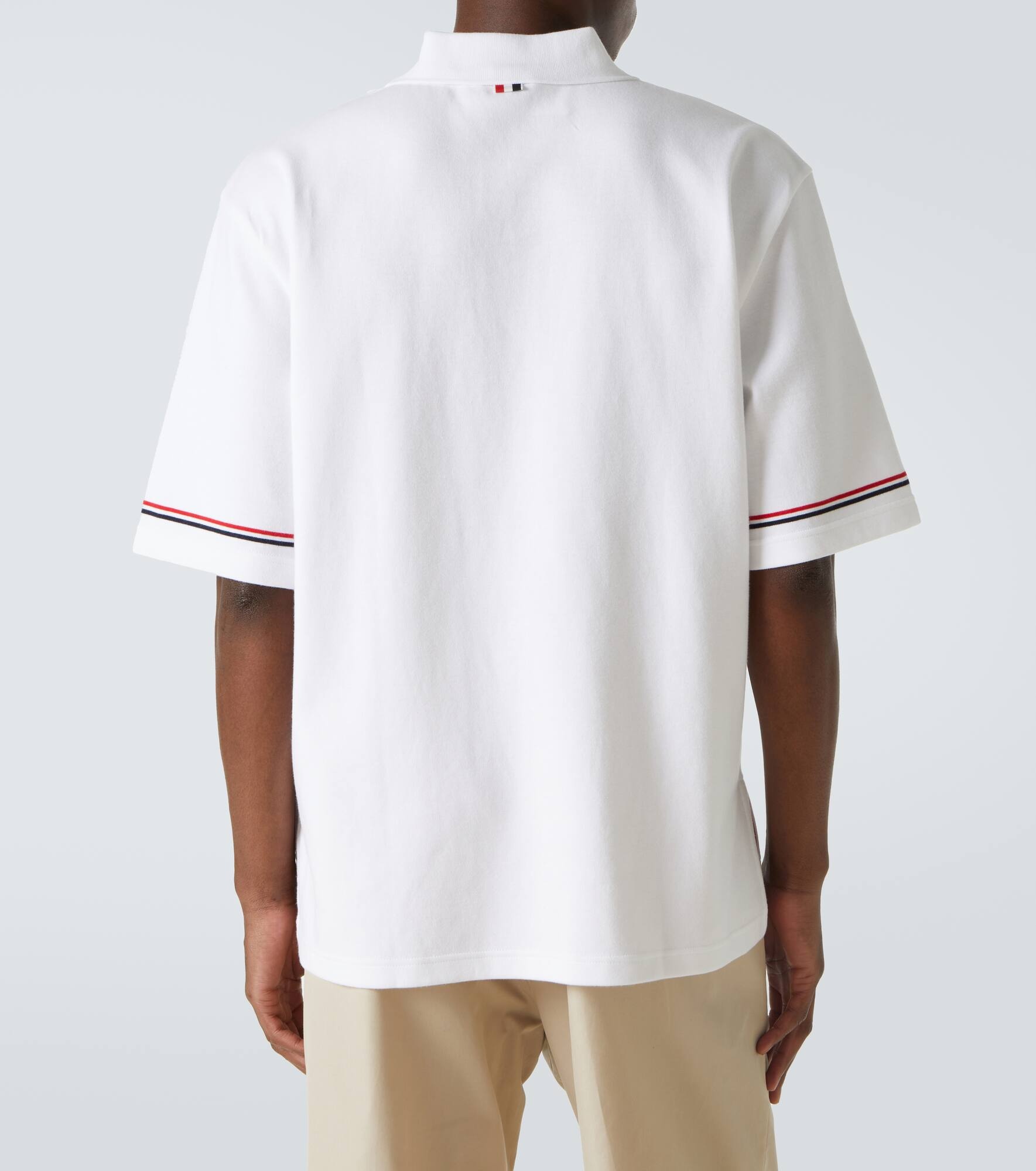 RWB Stripe cotton polo shirt - 4