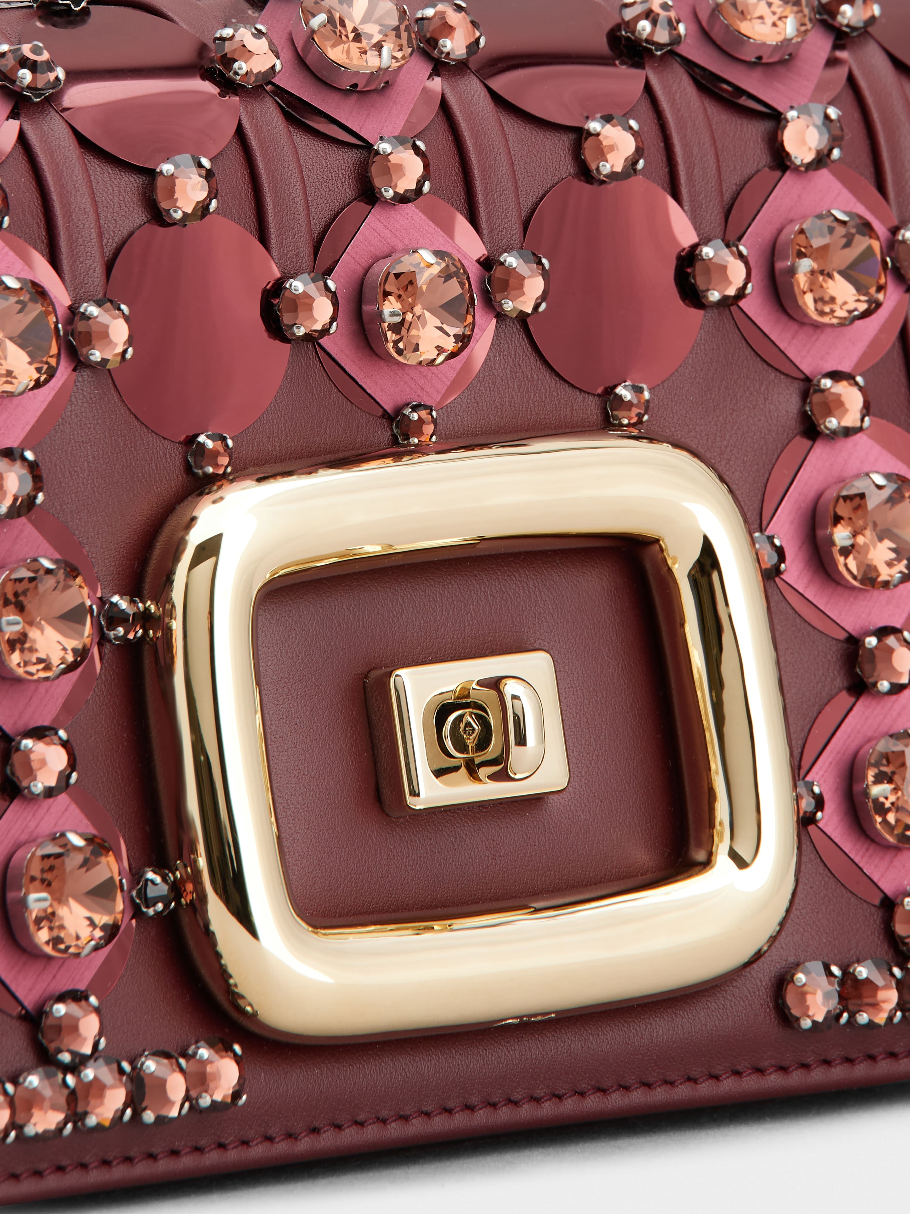 Viv' Choc Disco Mini Bag in Nappa Leather - 7
