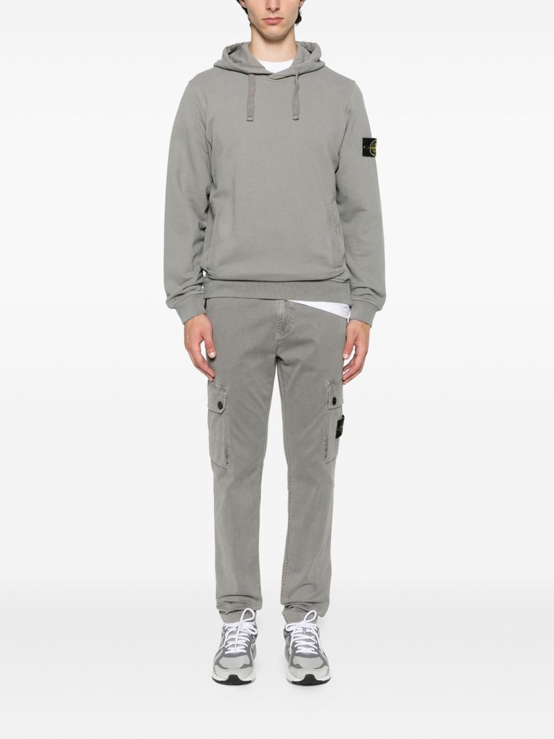 Stone Island welt-pocket cotton hoodie outlook