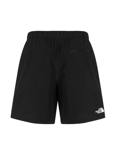 The North Face logo print track shorts outlook