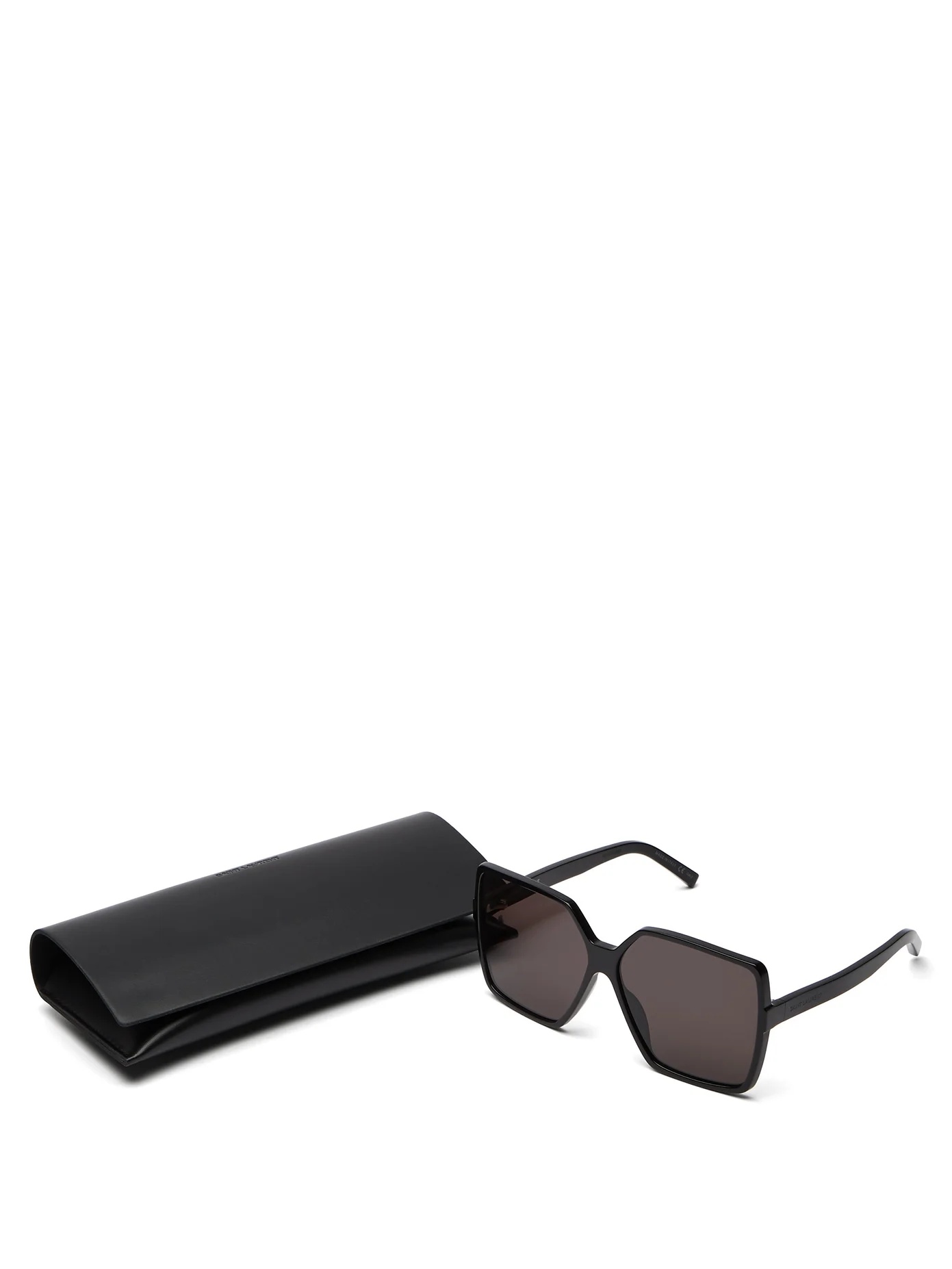 Betty oversized square-frame acetate sunglasses - 4