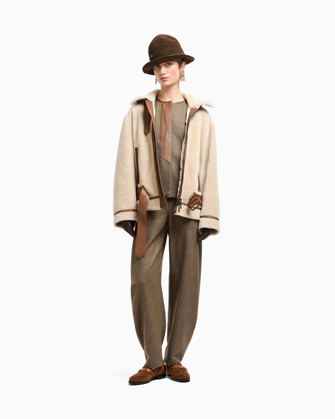 RELAXED-FIT VIRGIN WOOL AND CASHMERE KNIT TROUSERS - 2
