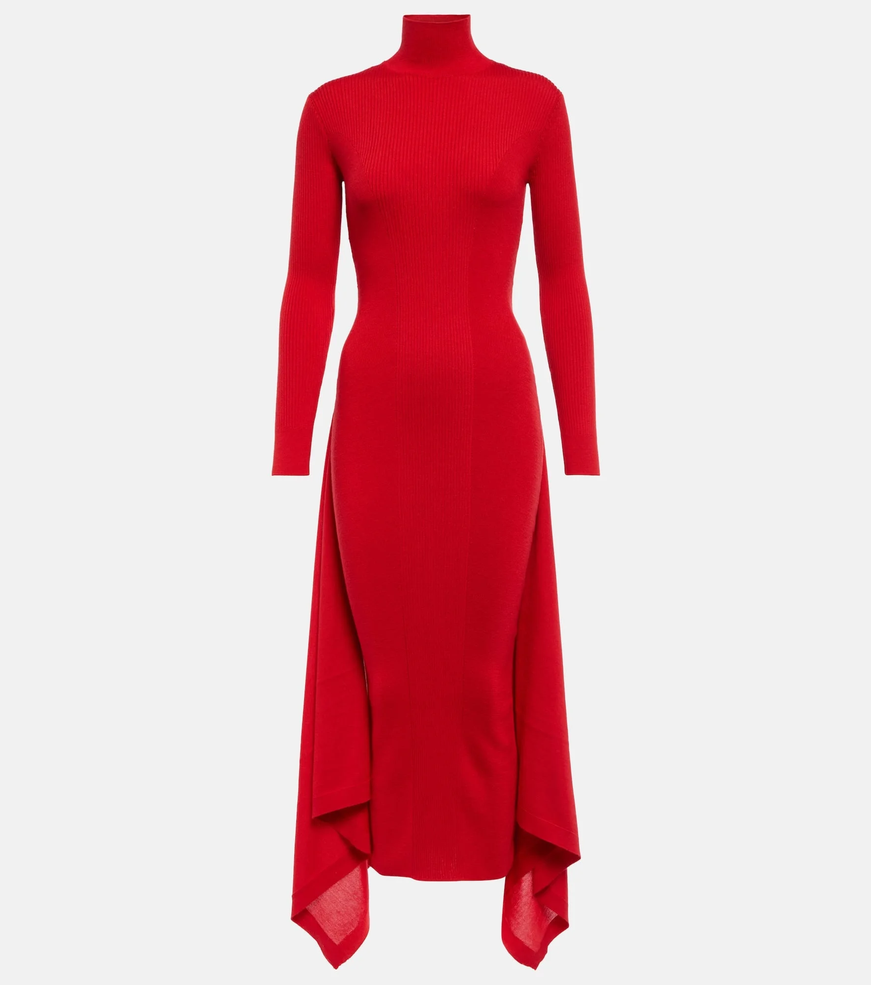 Cashmere and silk midi dress - 1