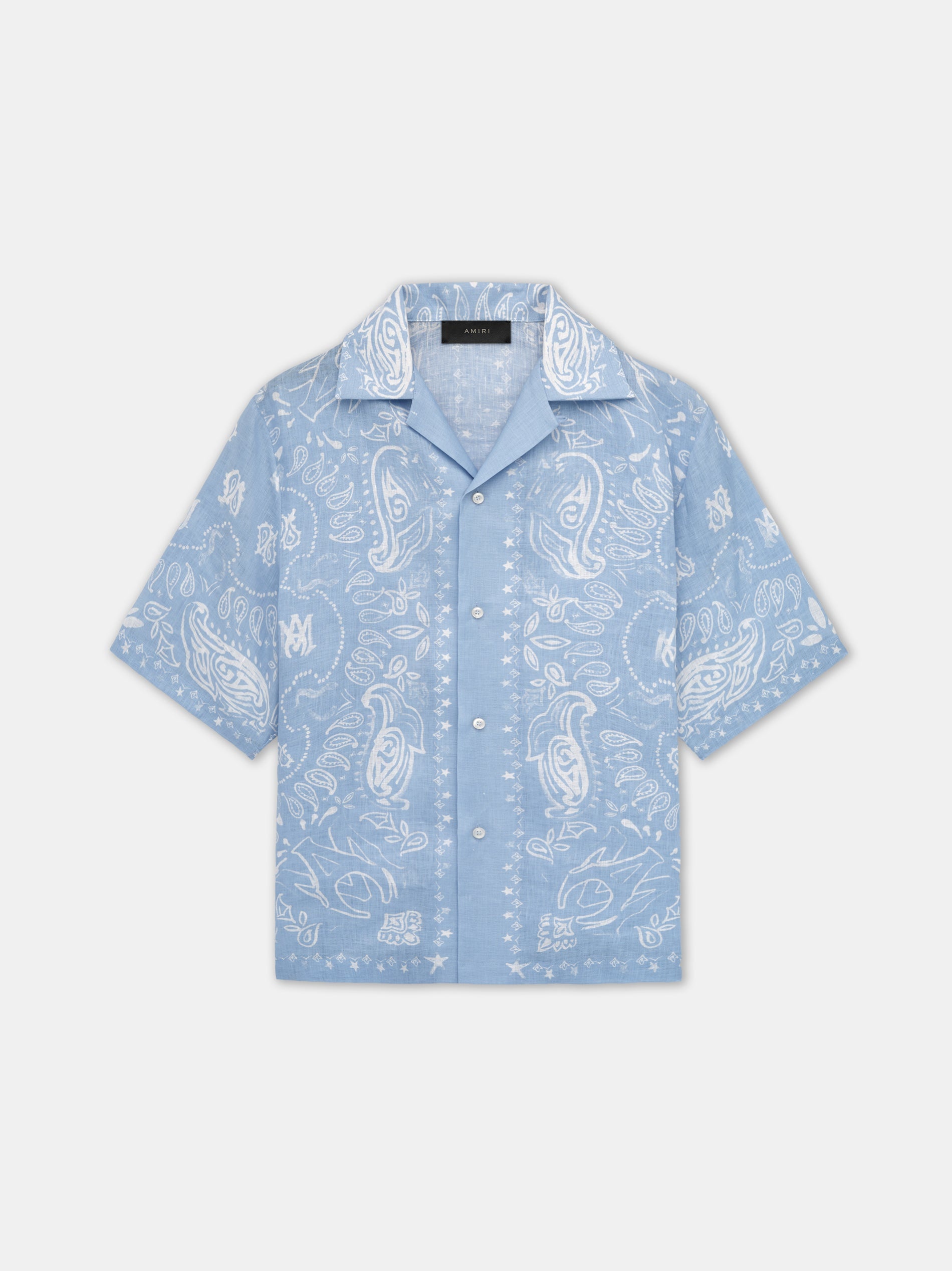 BANDANA WATERCOLOR CAMP SHIRT - 1