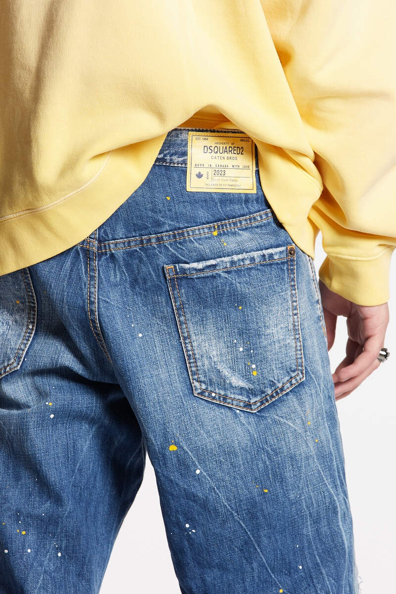 MEDIUM PATCH WASH ROADIE JEANS 4