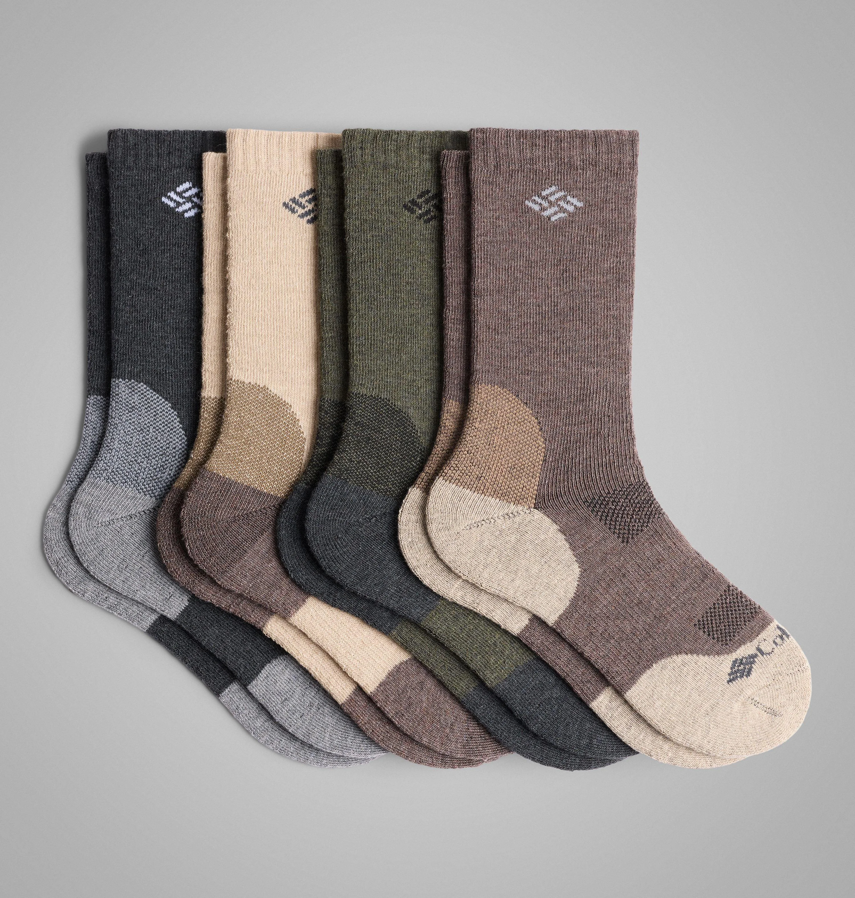Men's Basic Wool Crew Socks - 1