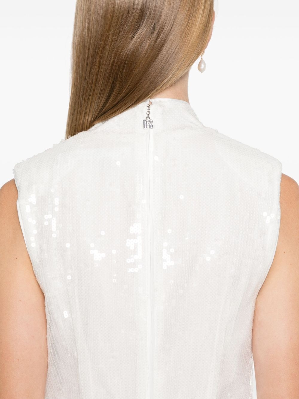 sequinned maxi dress - 5