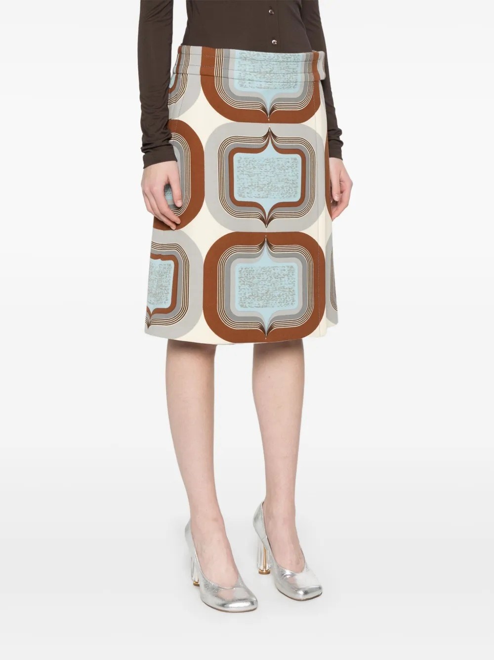 OPTICAL PRINT DRESS - 4
