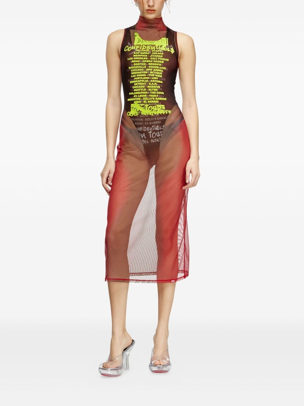 Remaster Capsule D-Agnec midi dress - 3
