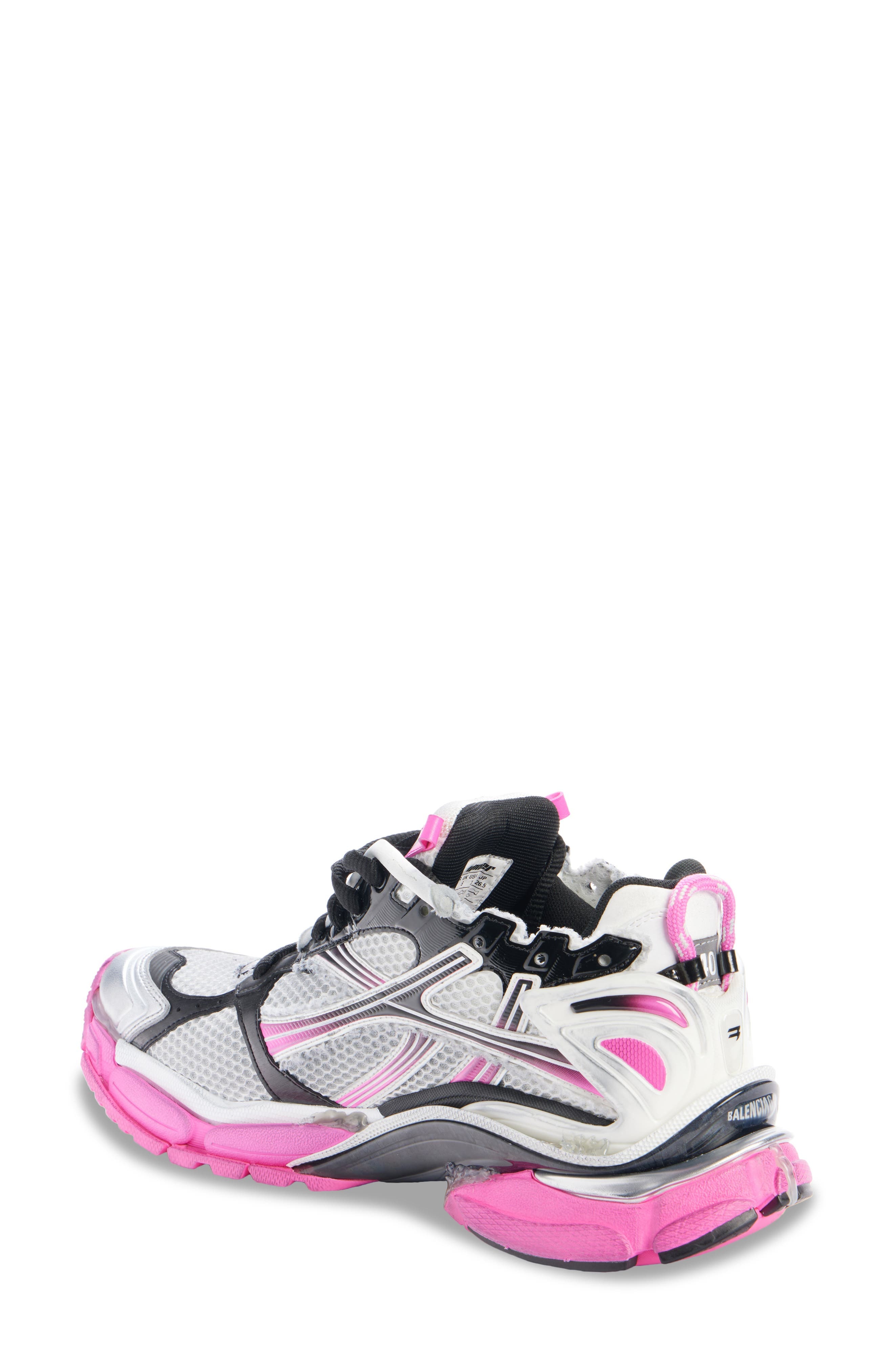 Balenciaga Runner Sneaker in White/Pink/Black at Nordstrom - 2