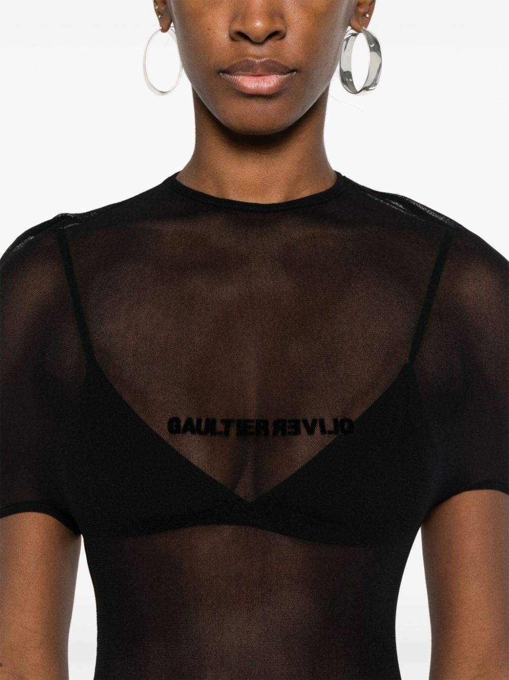 x Shayne Oliver mesh maxi dress - 5