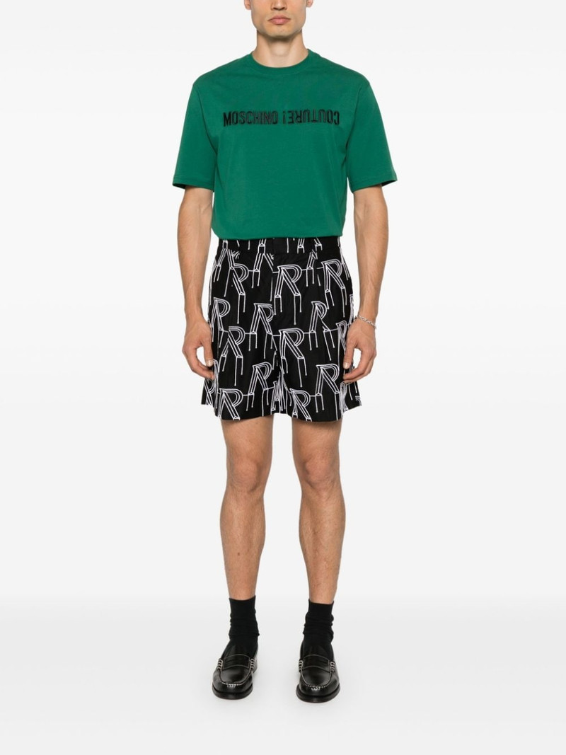 Moschino logo-embroidered cotton T-shirt outlook