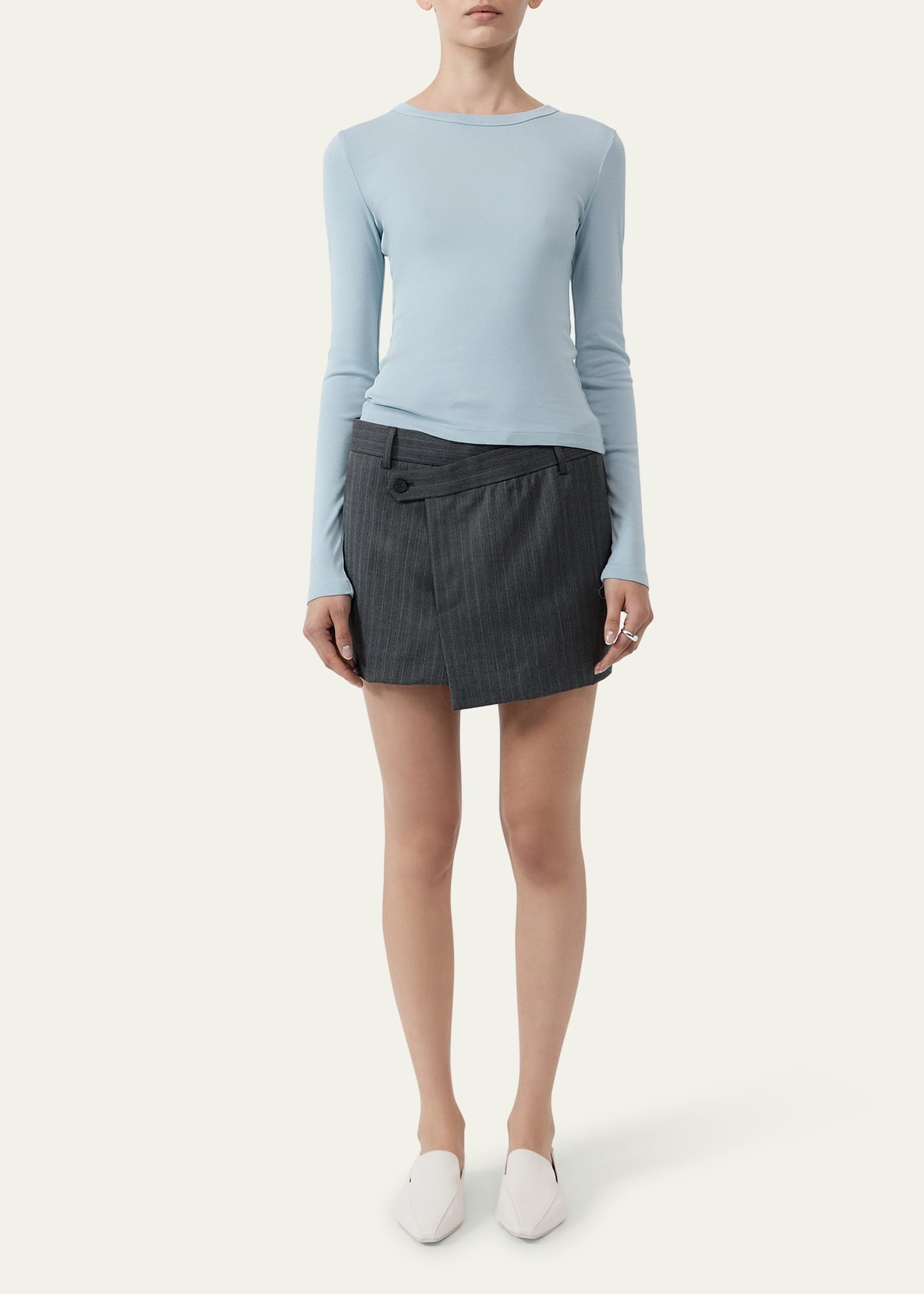 Deconstructed Mini Skirt - 2