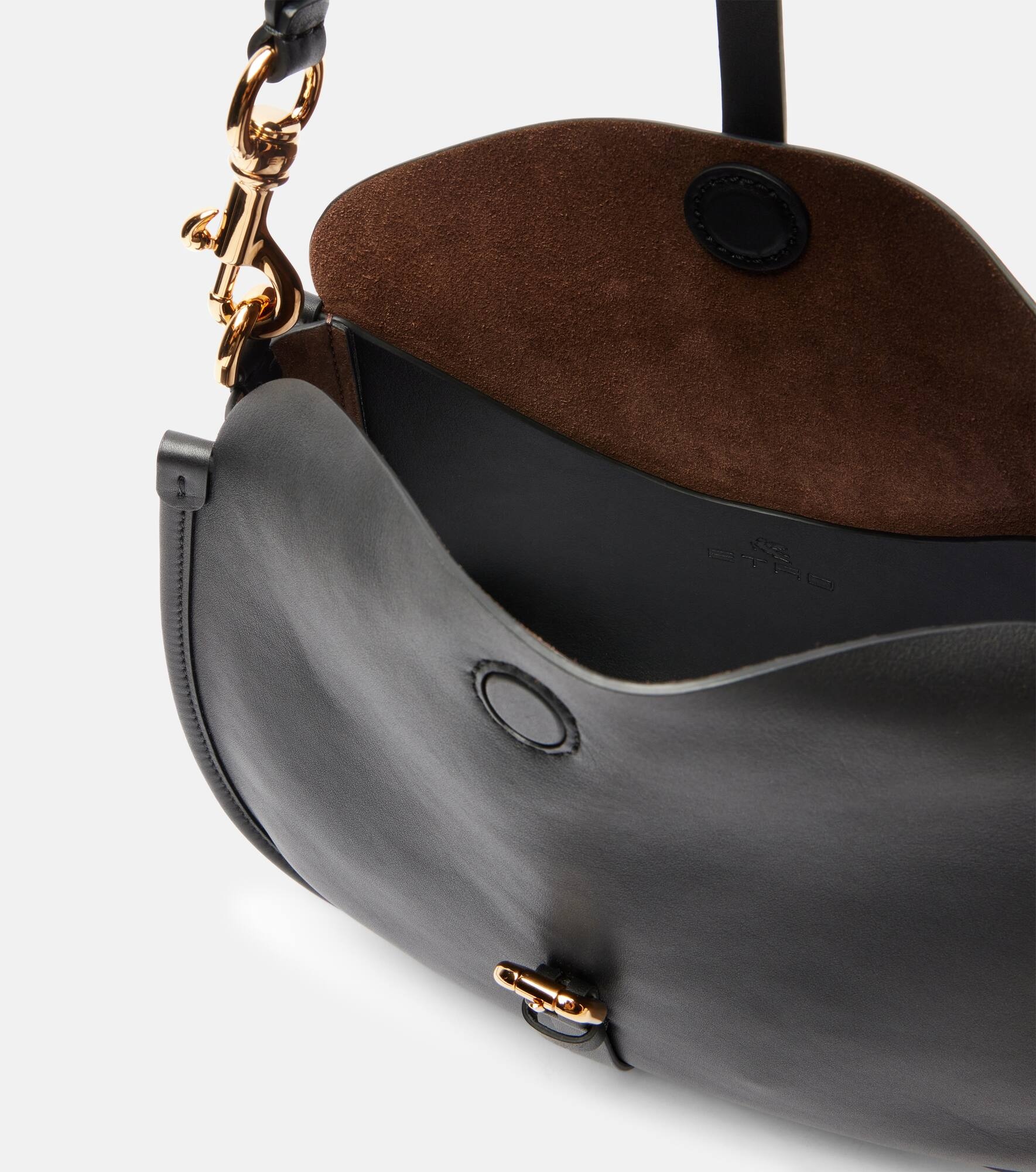 Small leather tote bag - 3