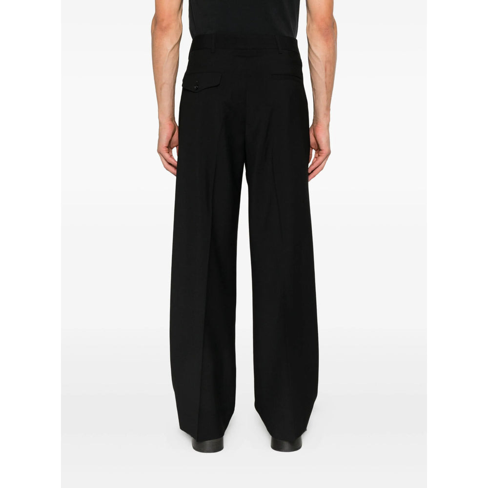 Ann Demeulemeester Black Trousers - Regular & Straight-Leg Trousers Men - 5