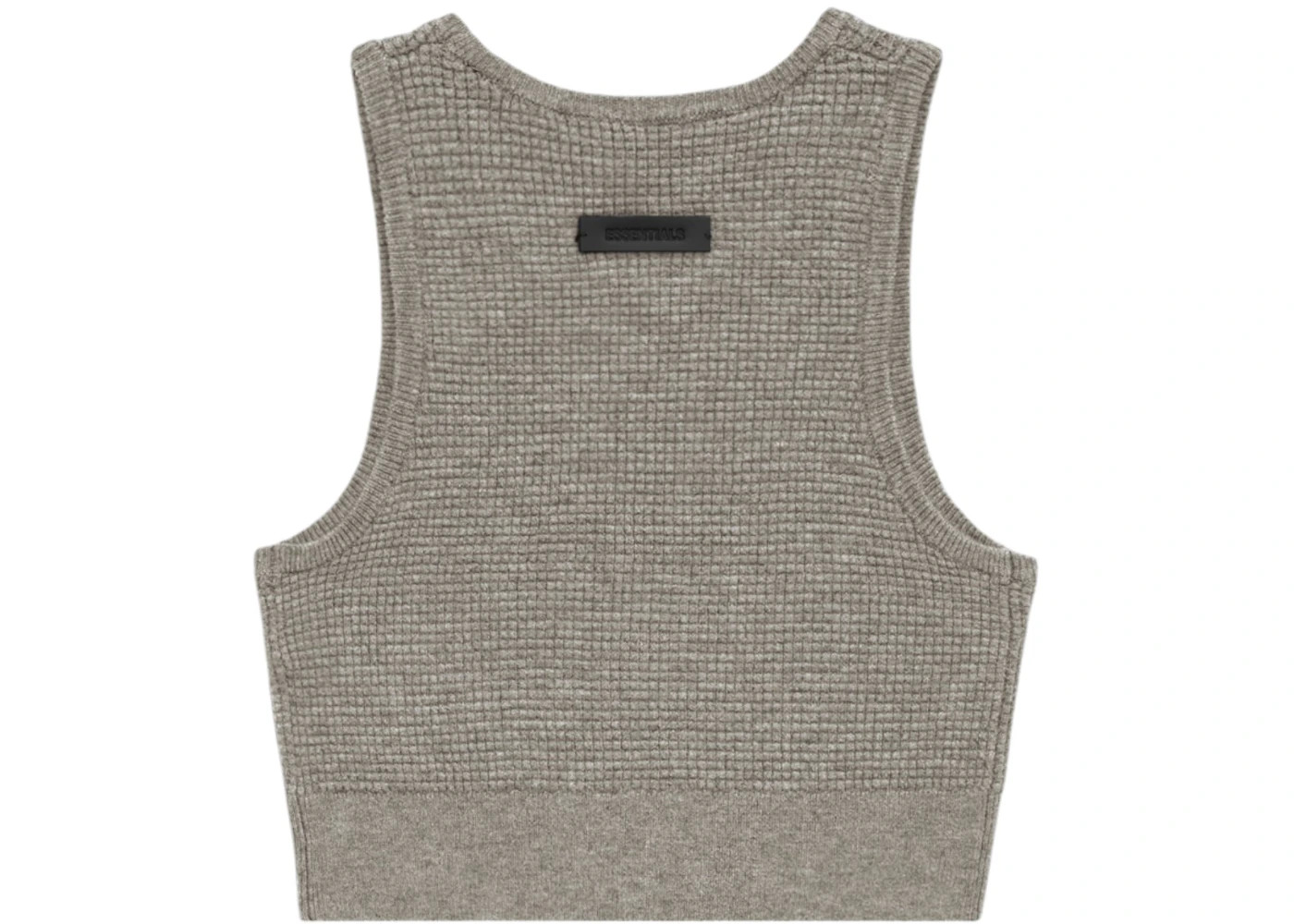 Fear of God Essentials Women's Waffle Sport Tank Heather Gray - 2