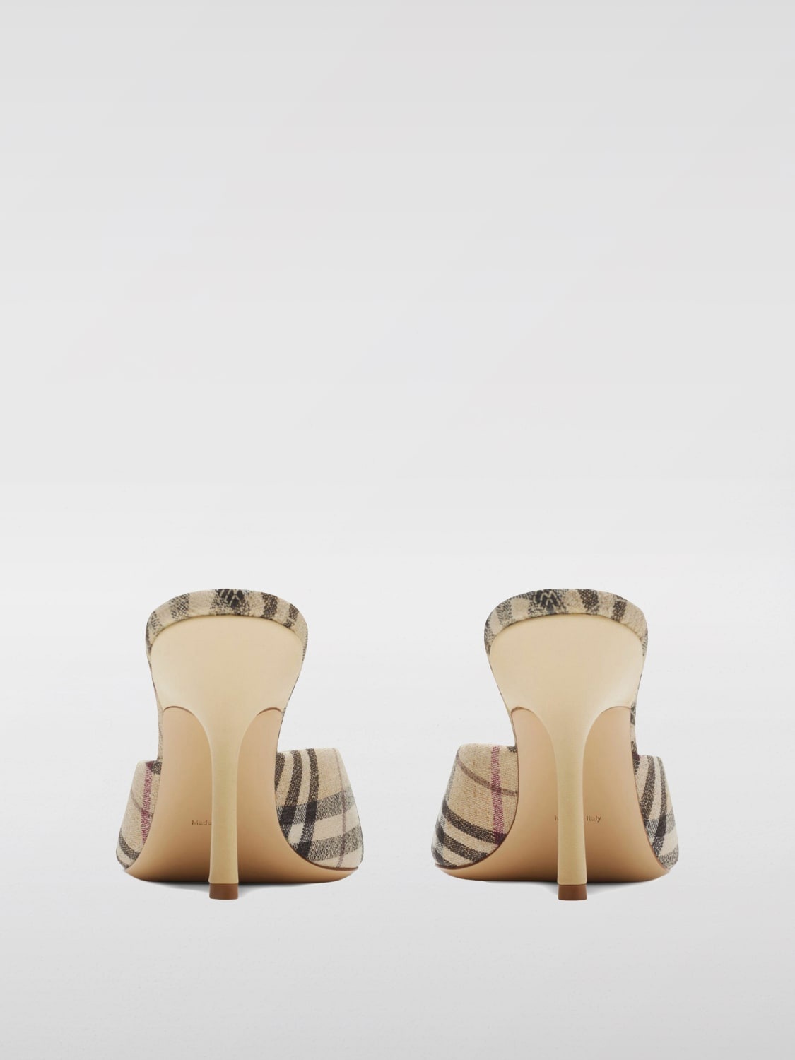 Heeled sandals woman Burberry - 4