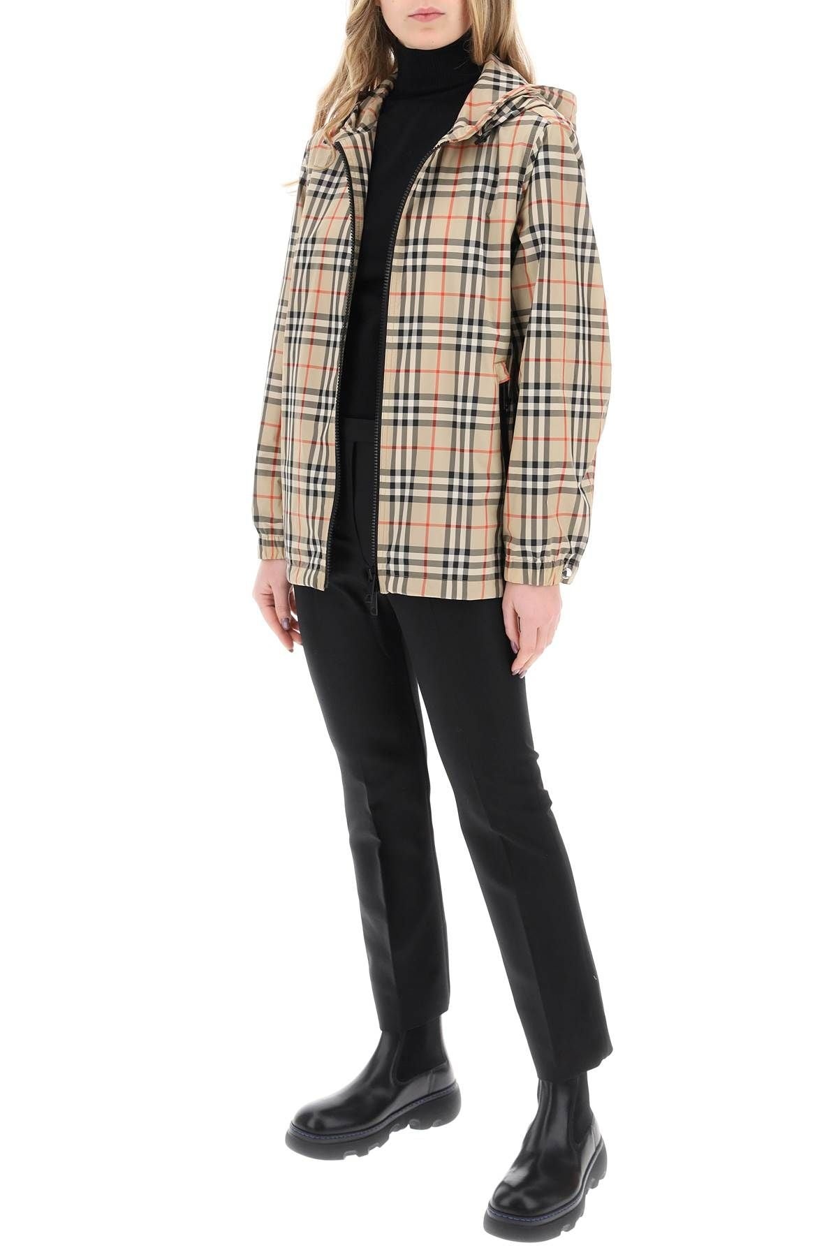 Burberry EVERTON TARTAN WINDBREAKER JACKET | netdressed