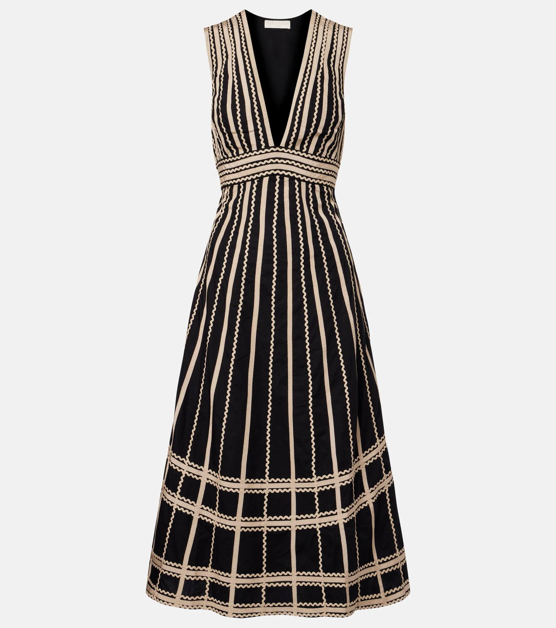 Palermo cotton poplin midi dress - 1