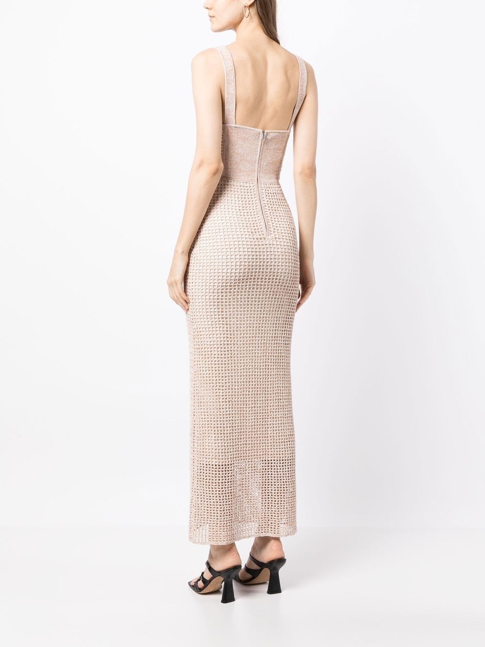 marled corset dress - 4