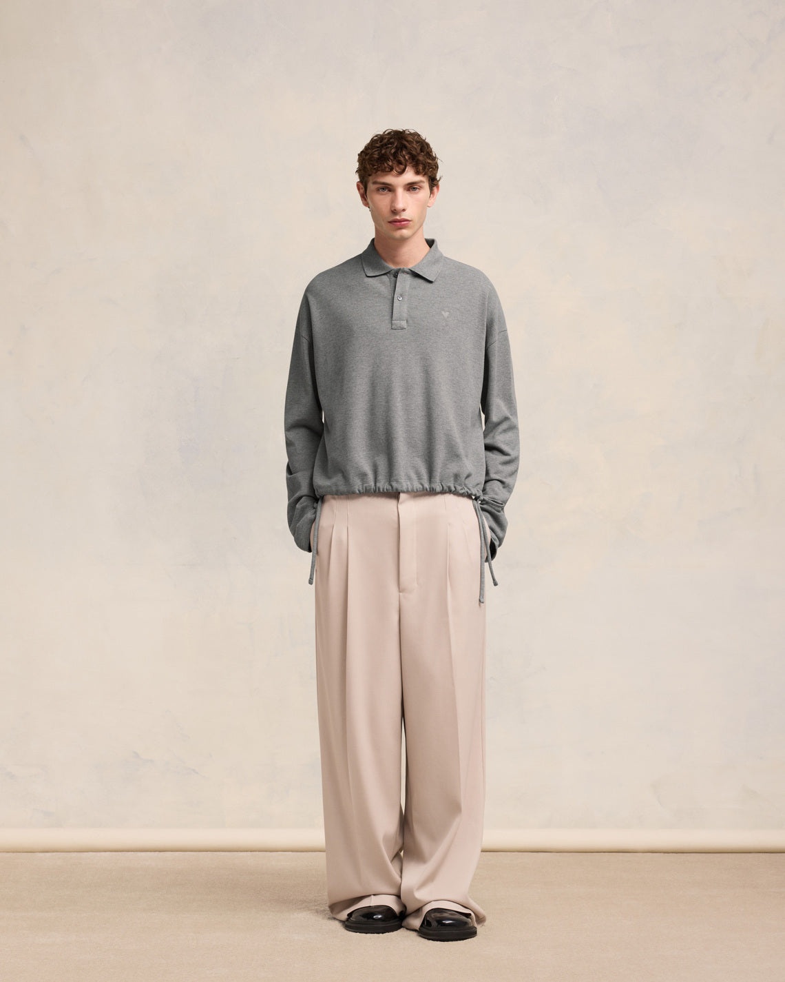 AMI DE COEUR CROPPED POLO - 2