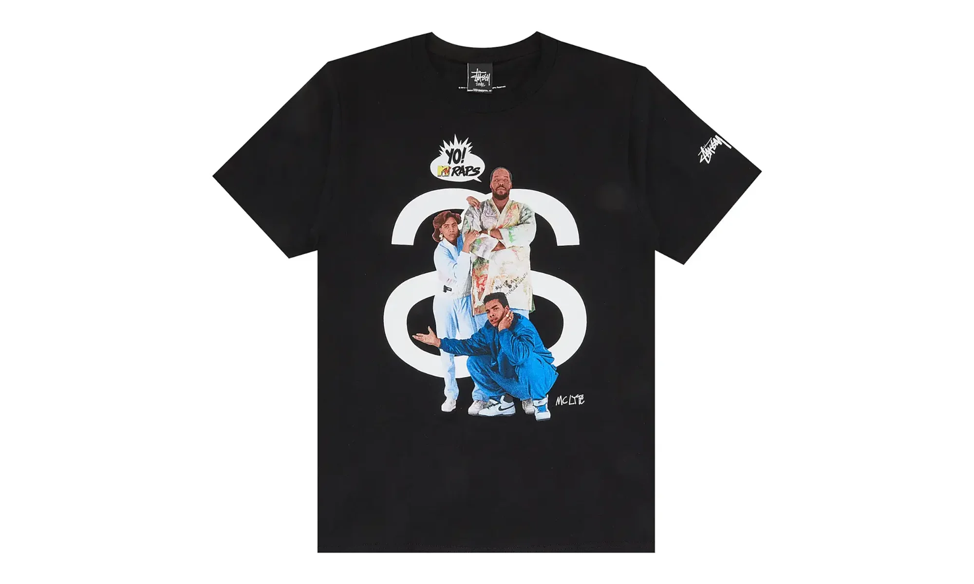 Deadstock Stussy MTV raps "Black" STUS316 - 1