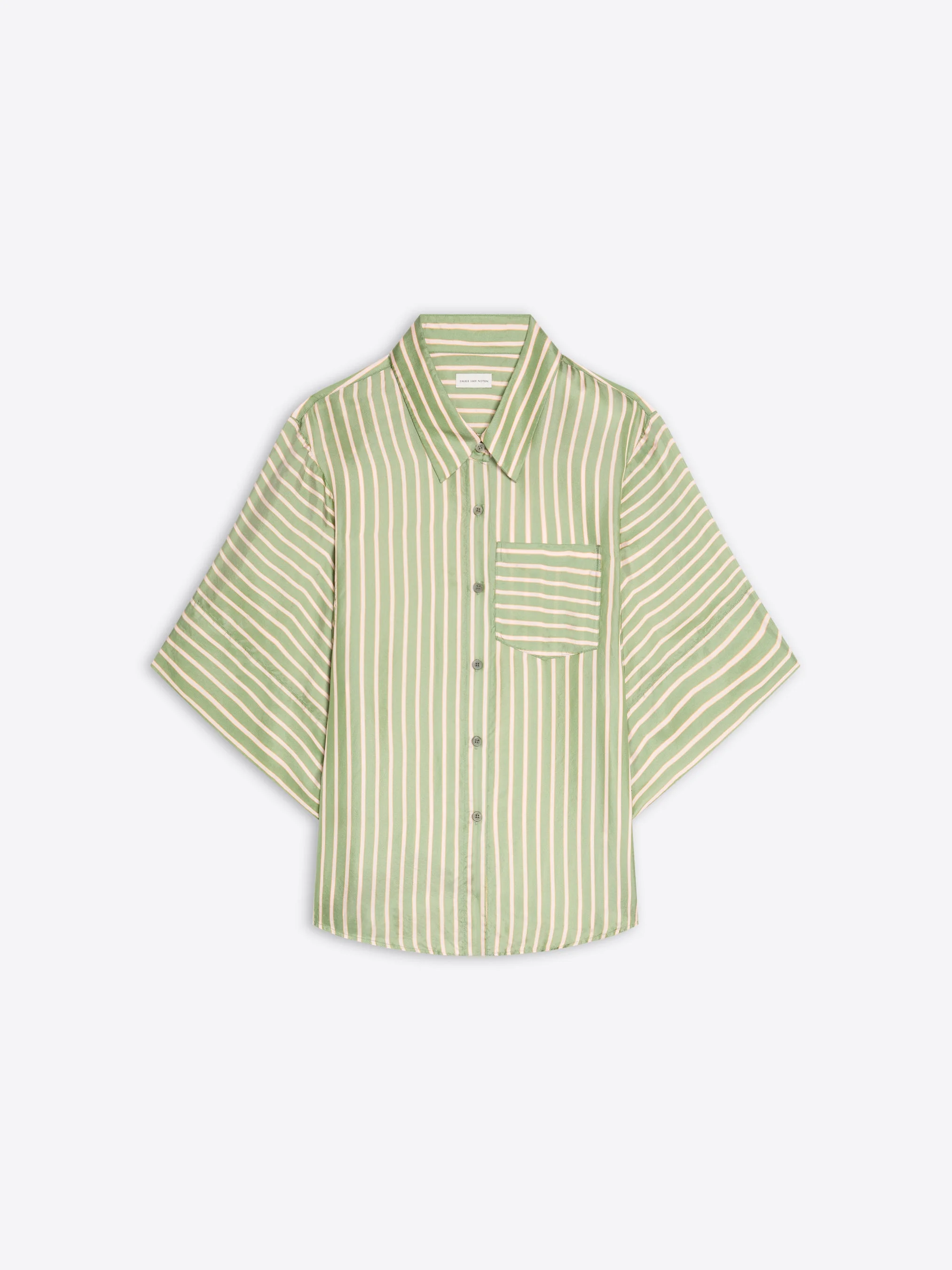 SHORT SLEEVE CUPRO SHIRT - 1