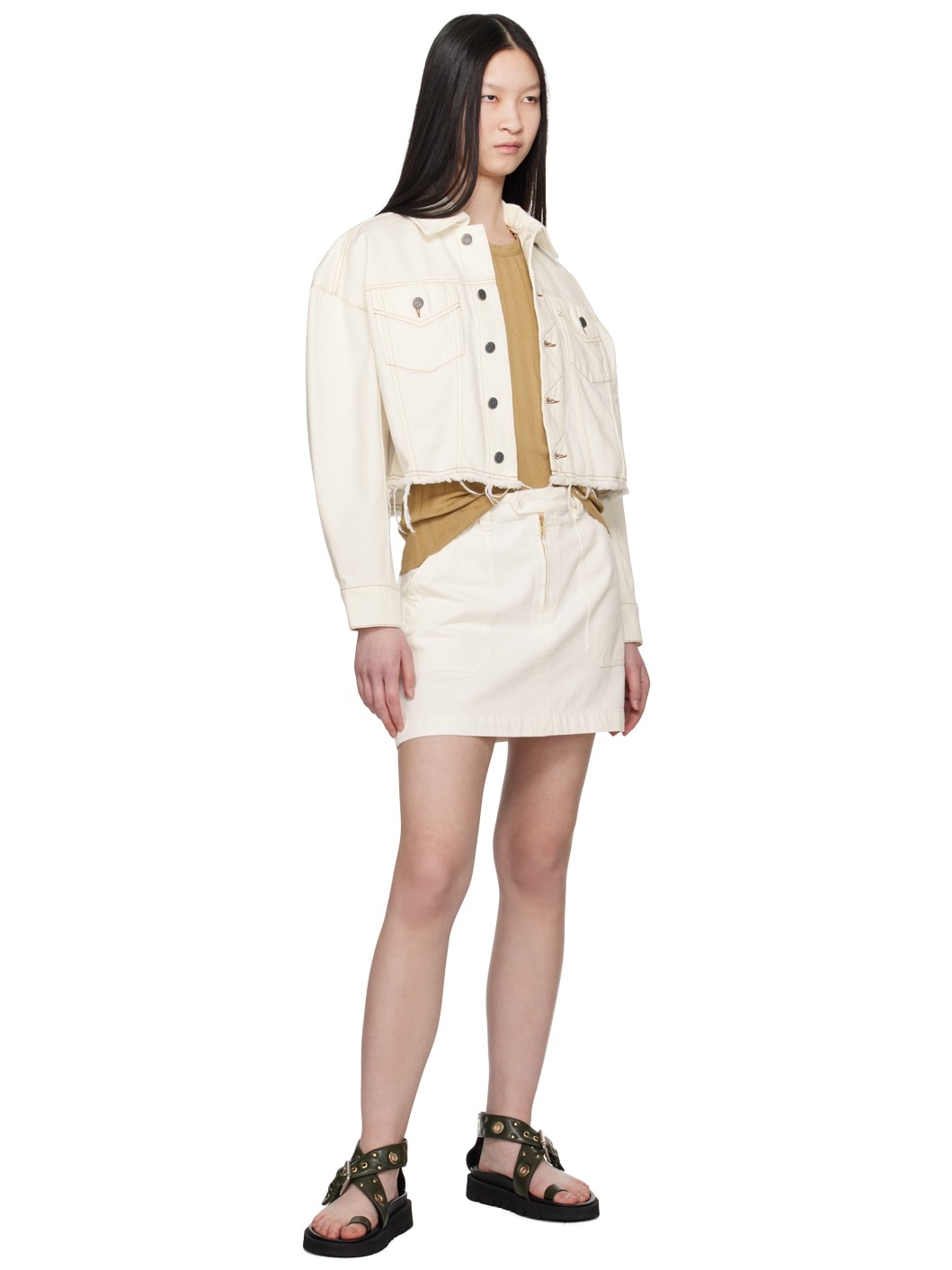 Beige Natacha Ramsey-Levi Edition Lemaitre Tank Top - 4