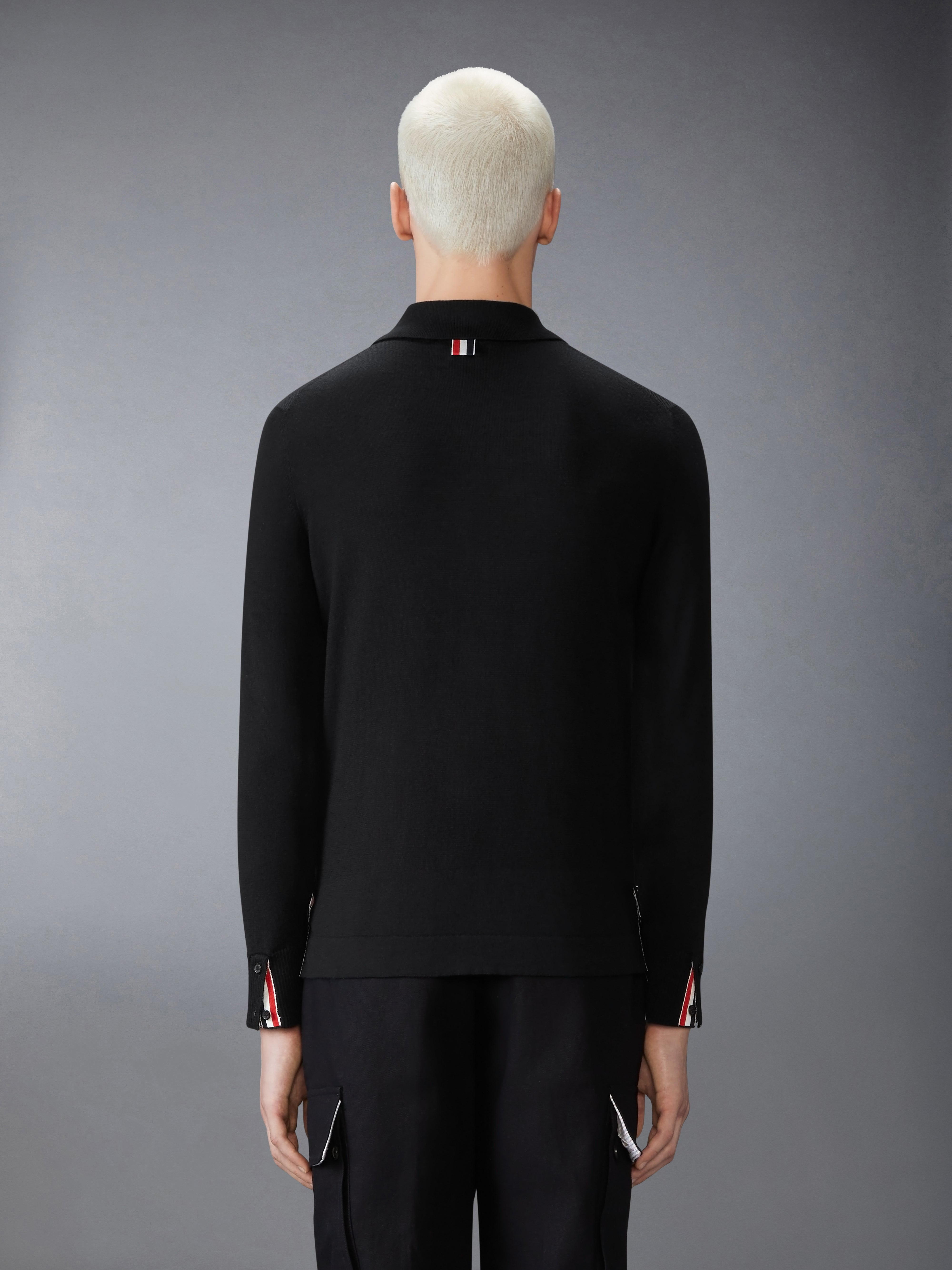 MERINO WOOL JERSEY STITCH LONG SLEEVE SHIRT - 3