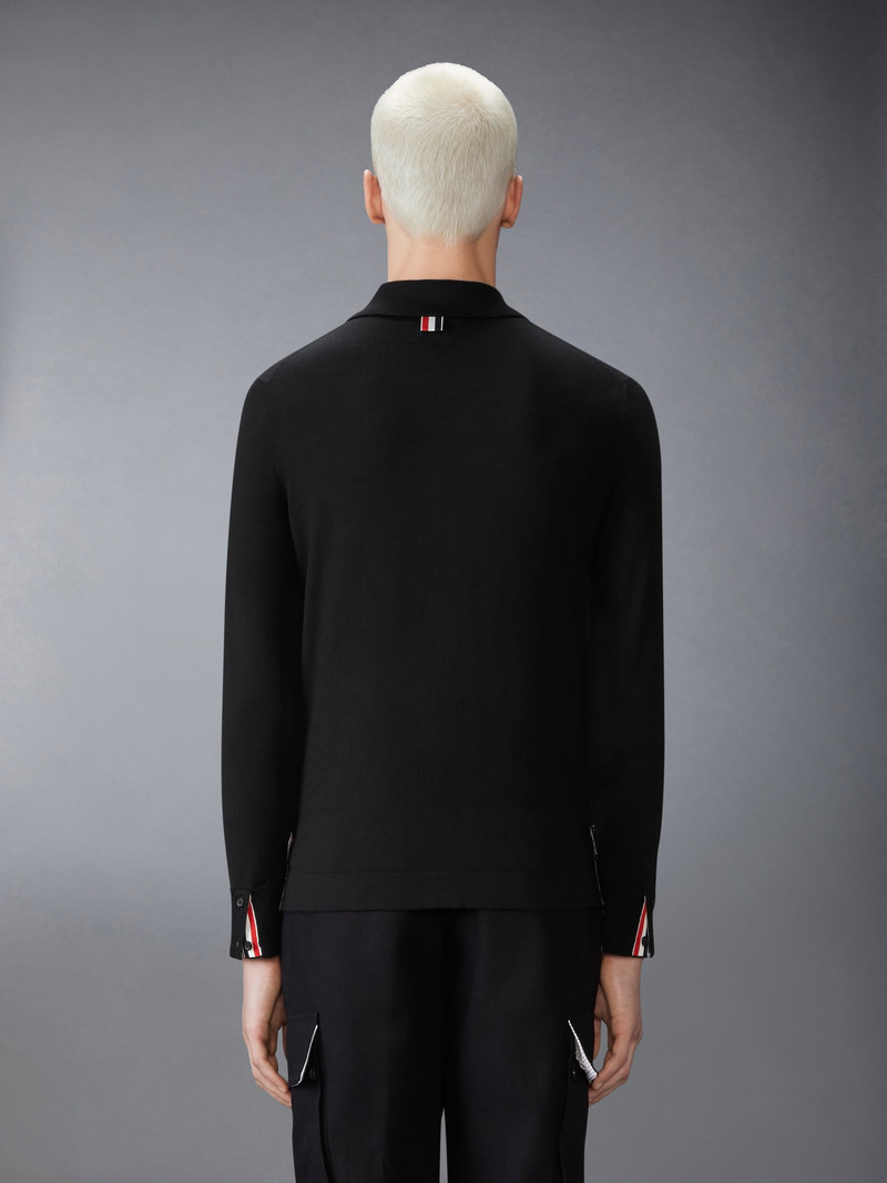 MERINO WOOL JERSEY STITCH LONG SLEEVE SHIRT 3