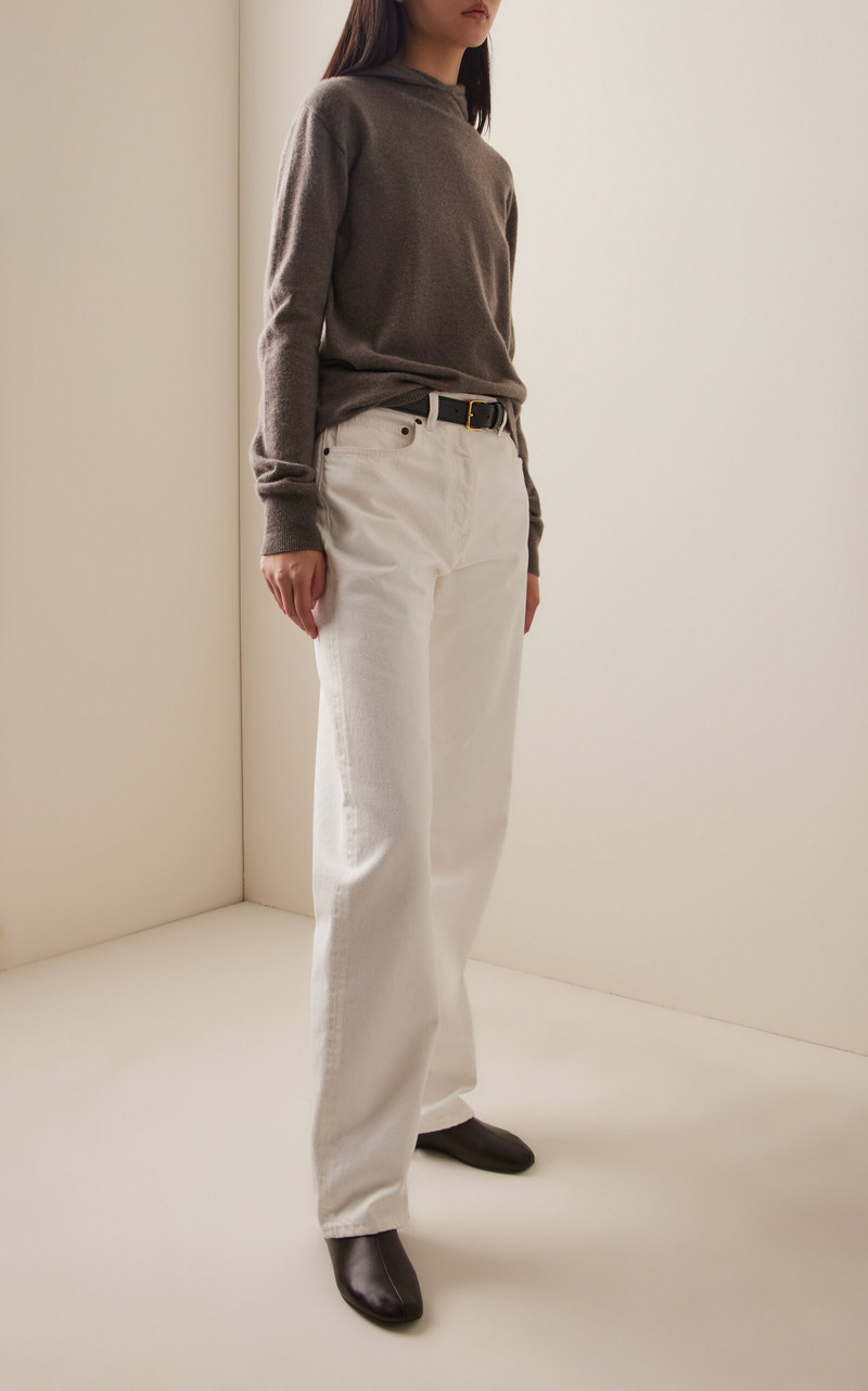 The Row Missa Cashmere Hooded Sweater brown outlook