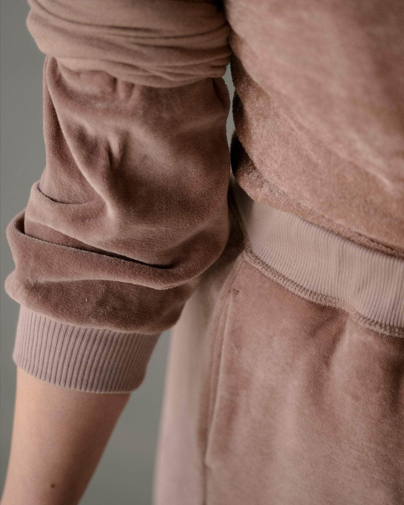 Rim Raglan Sweatshirt - Organic Cotton Velour 6