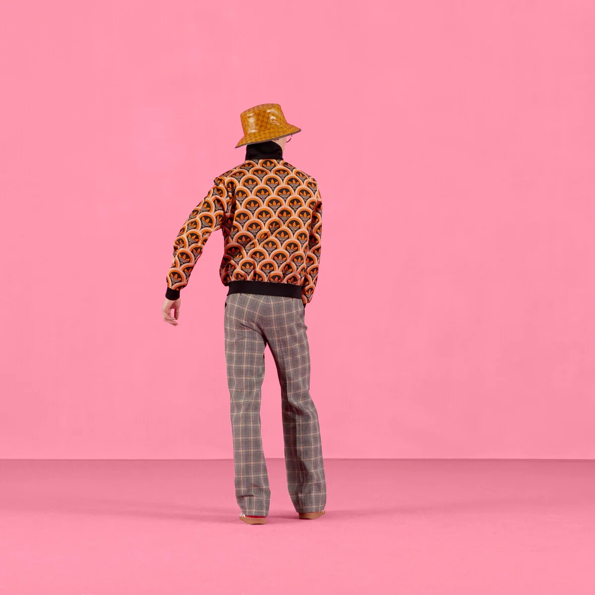 adidas x Gucci Trefoil print jacket - 3