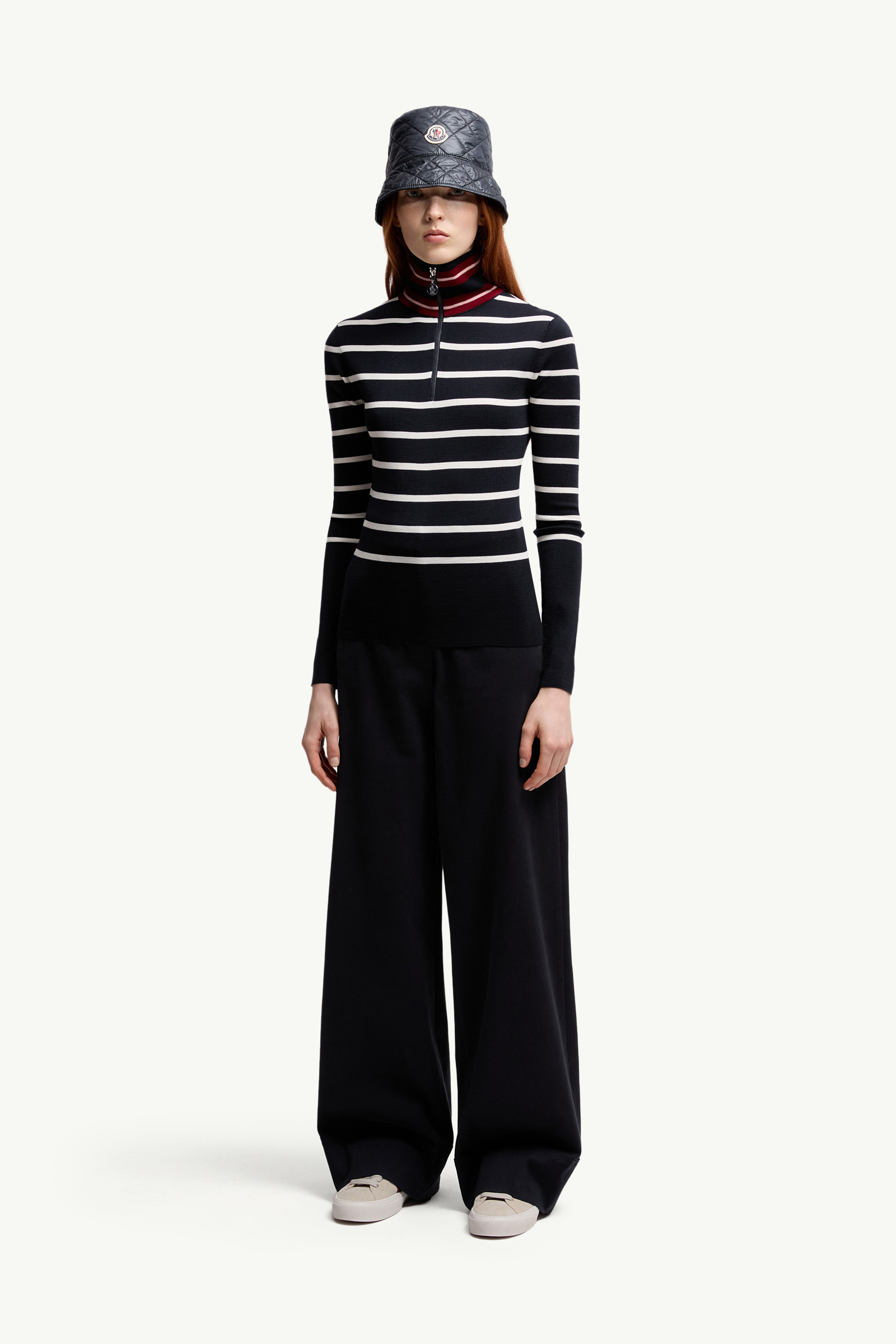 Striped Wool Turtleneck Sweater - 2