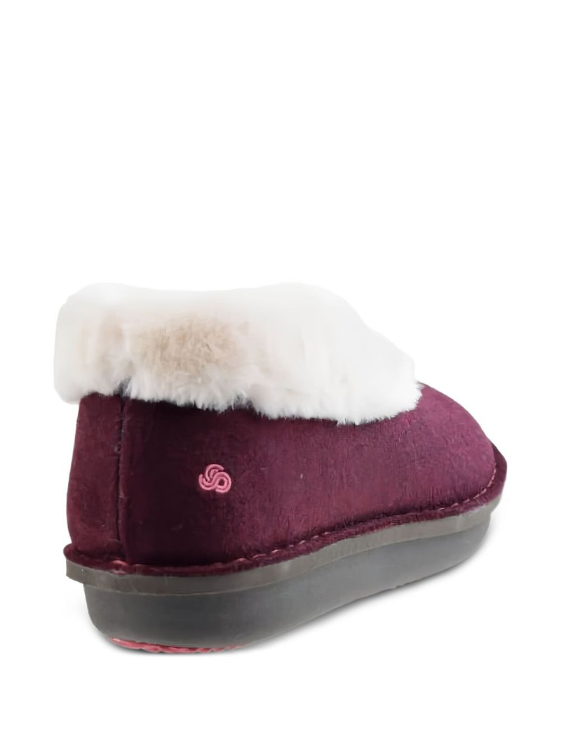 Clarks Originals Milano faux-fur trim slippers outlook