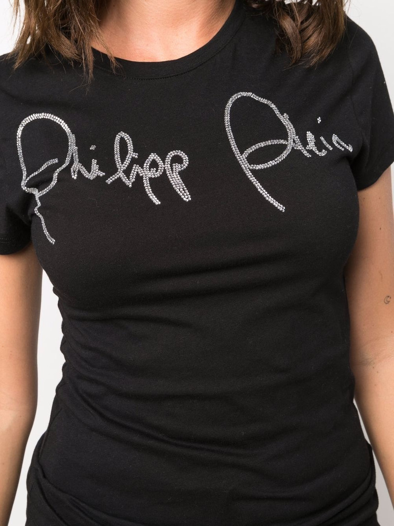 crystal-embellished short-sleeved T-shirt 5