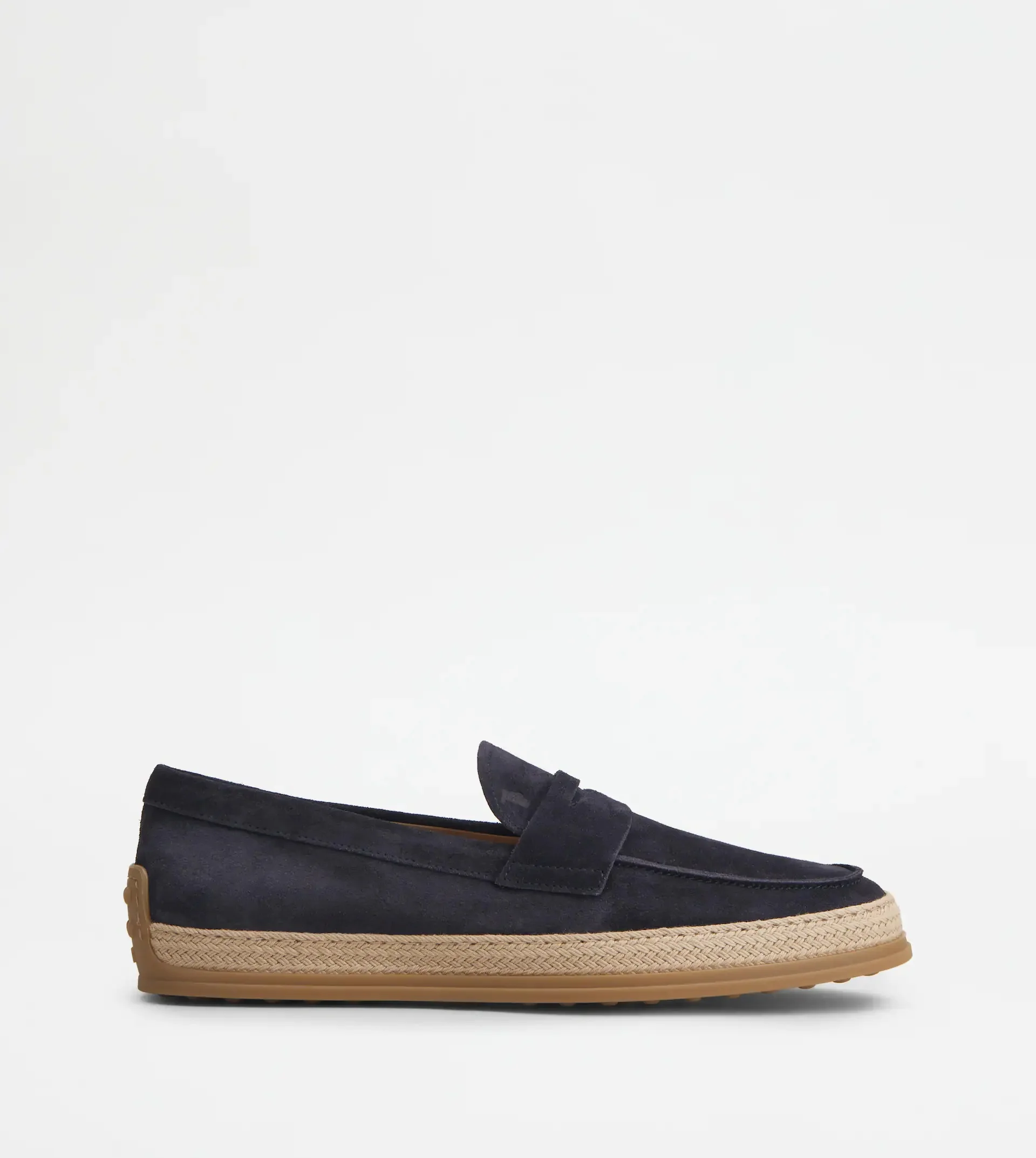 LOAFERS IN SUEDE - BLUE - 1