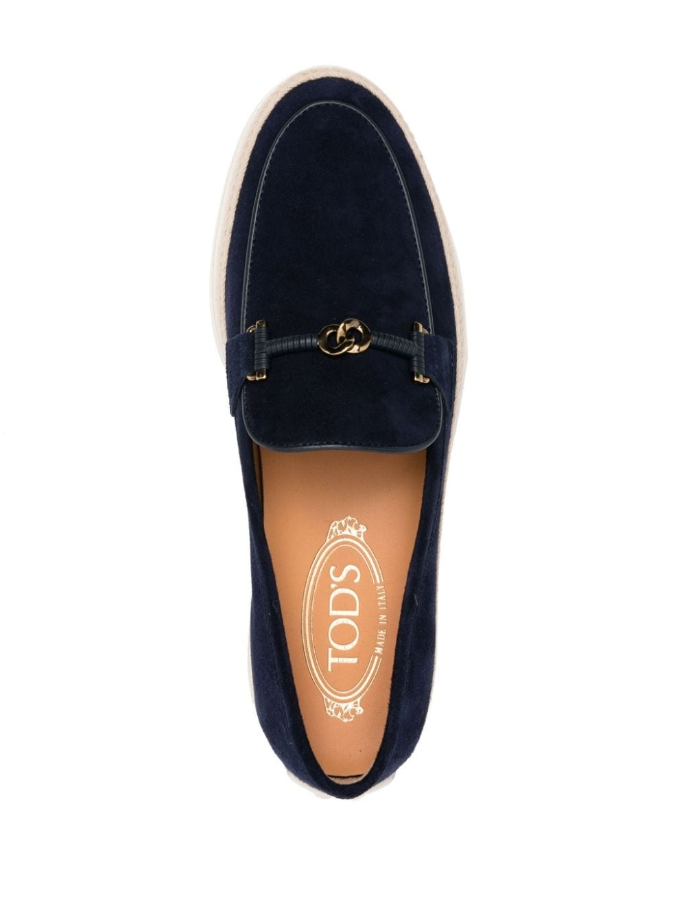 suede espadrille loafers - 4