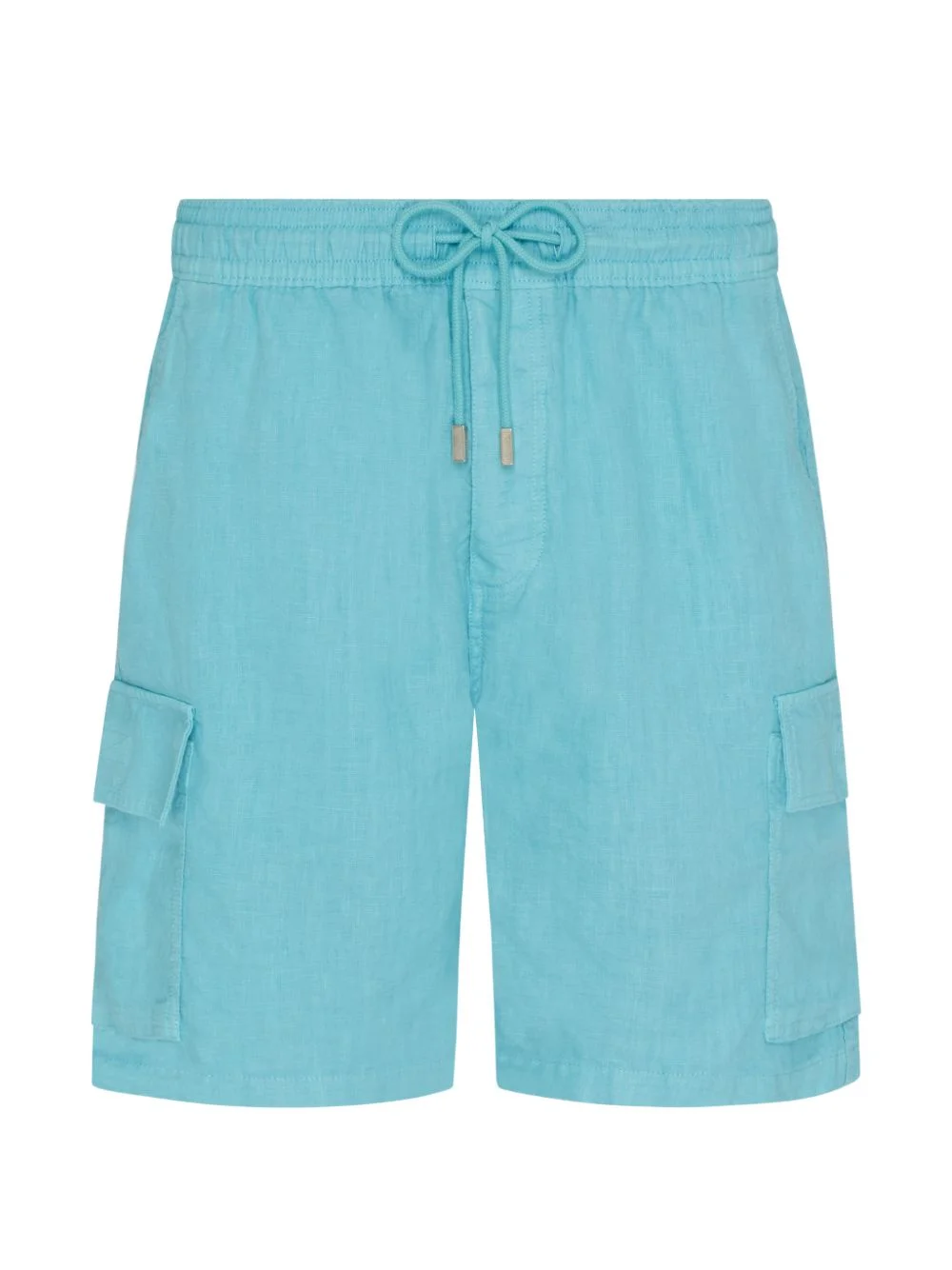 cargo linen bermuda shorts - 1