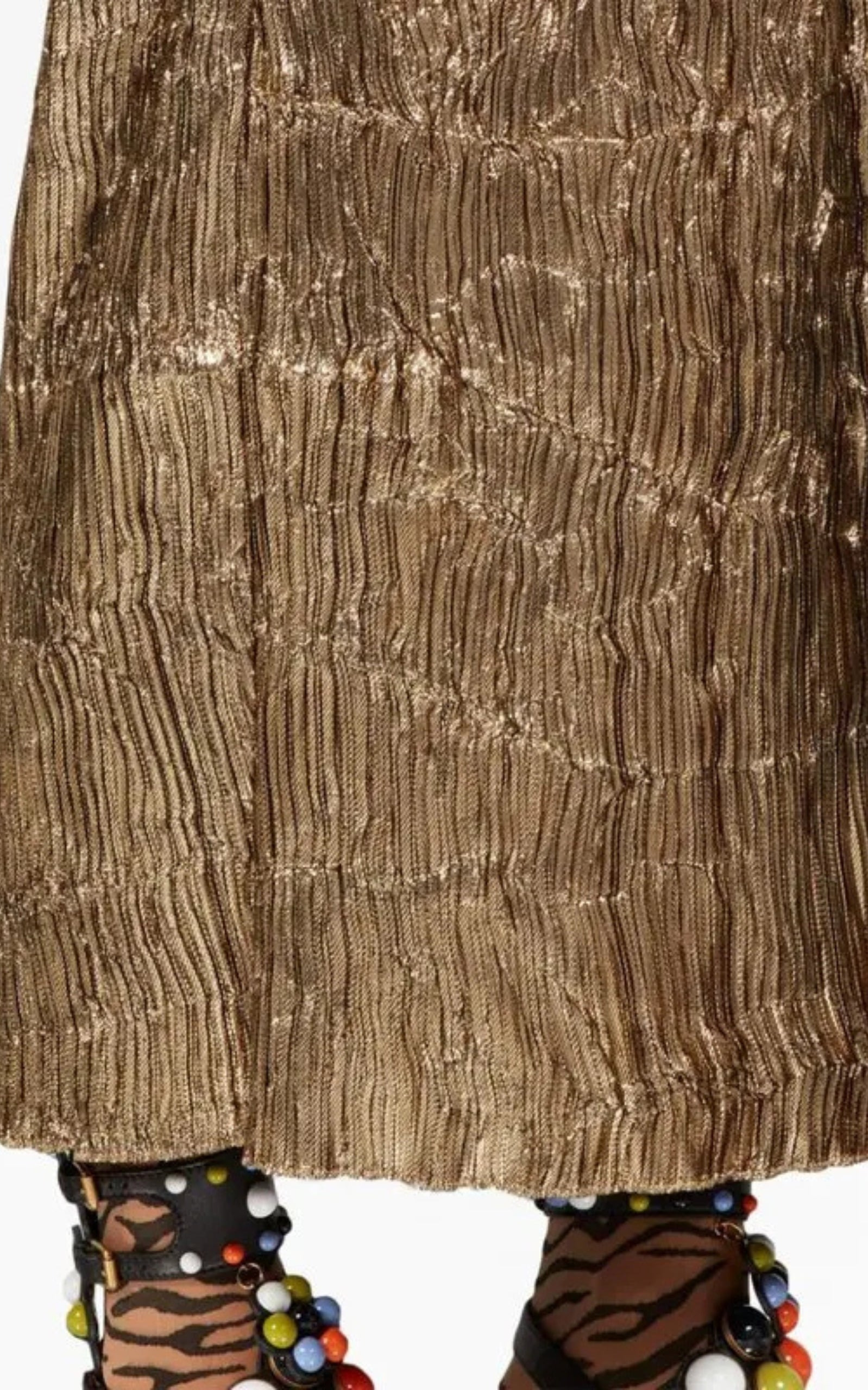 Froisse Lurex Skirt - 5