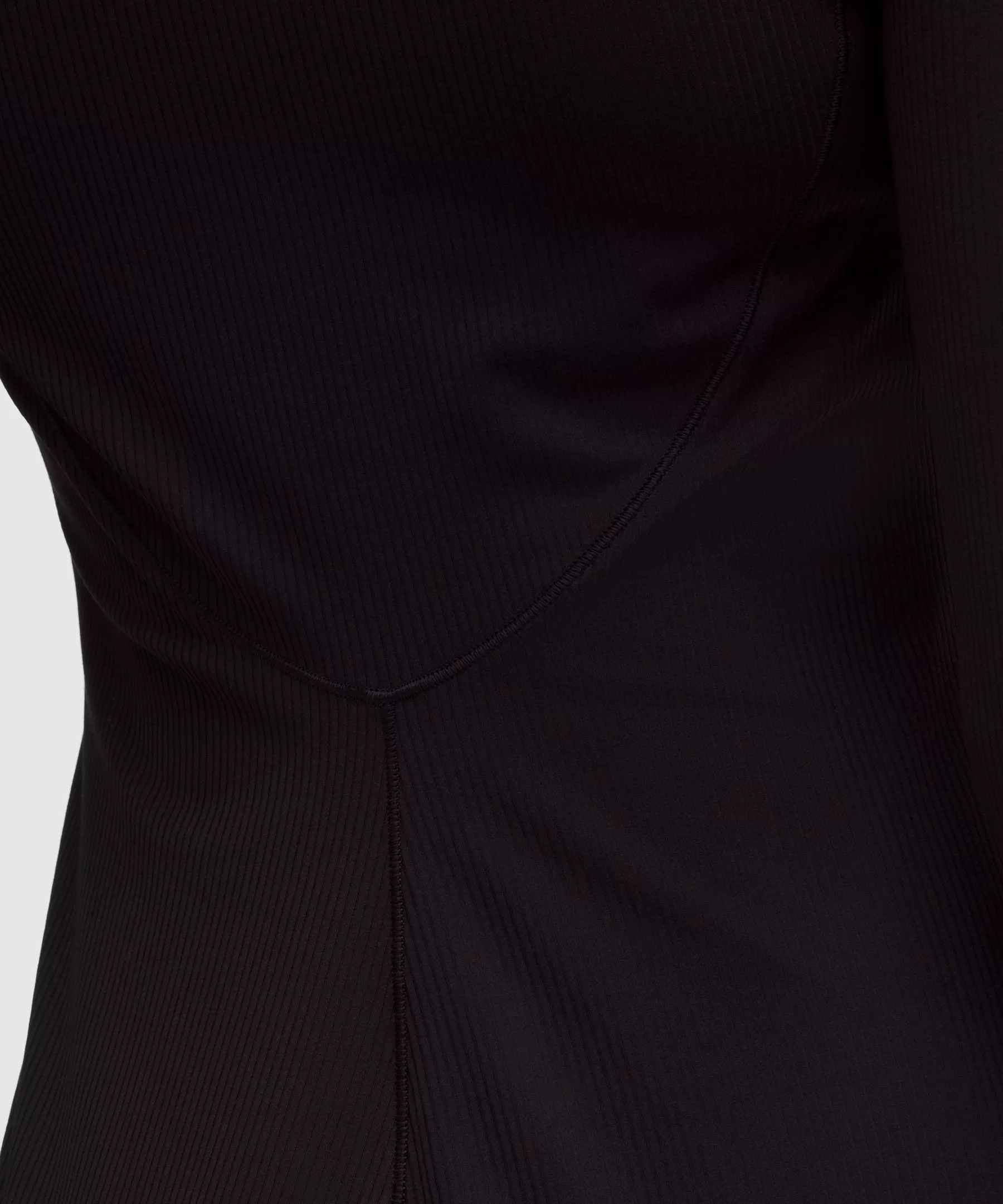 All Aligned Ribbed Long-Sleeve Midi Dress - 5