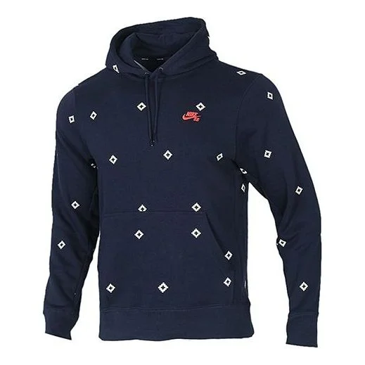 Nike SB Skateboard Icon Printed Hat For Men Blue Dark blue BV0881-451 - 1