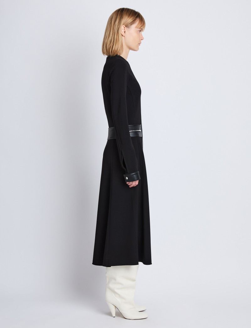 Proenza Schouler Joanne Dress in Matte Viscose Crepe outlook