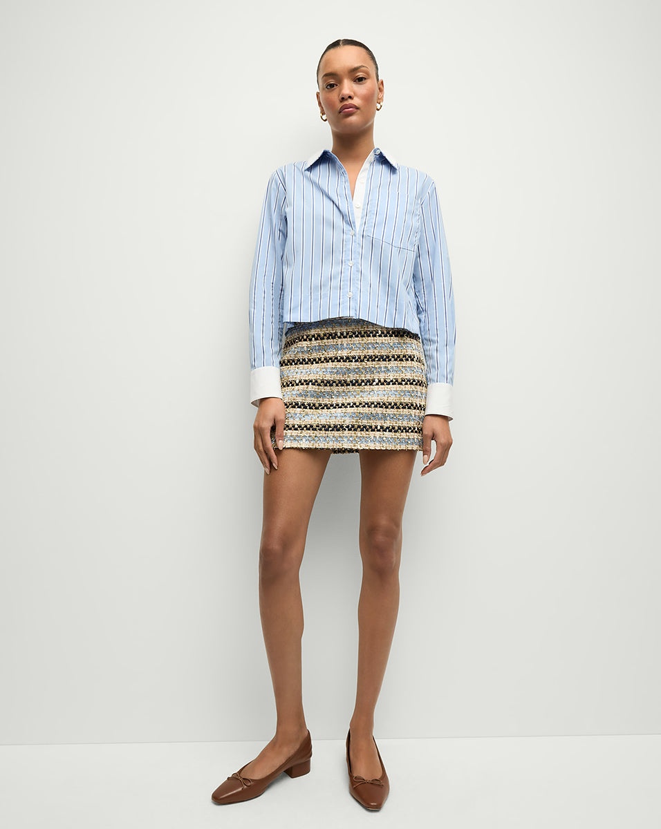 OHEMIA METALLIC TWEED SKIRT - 7